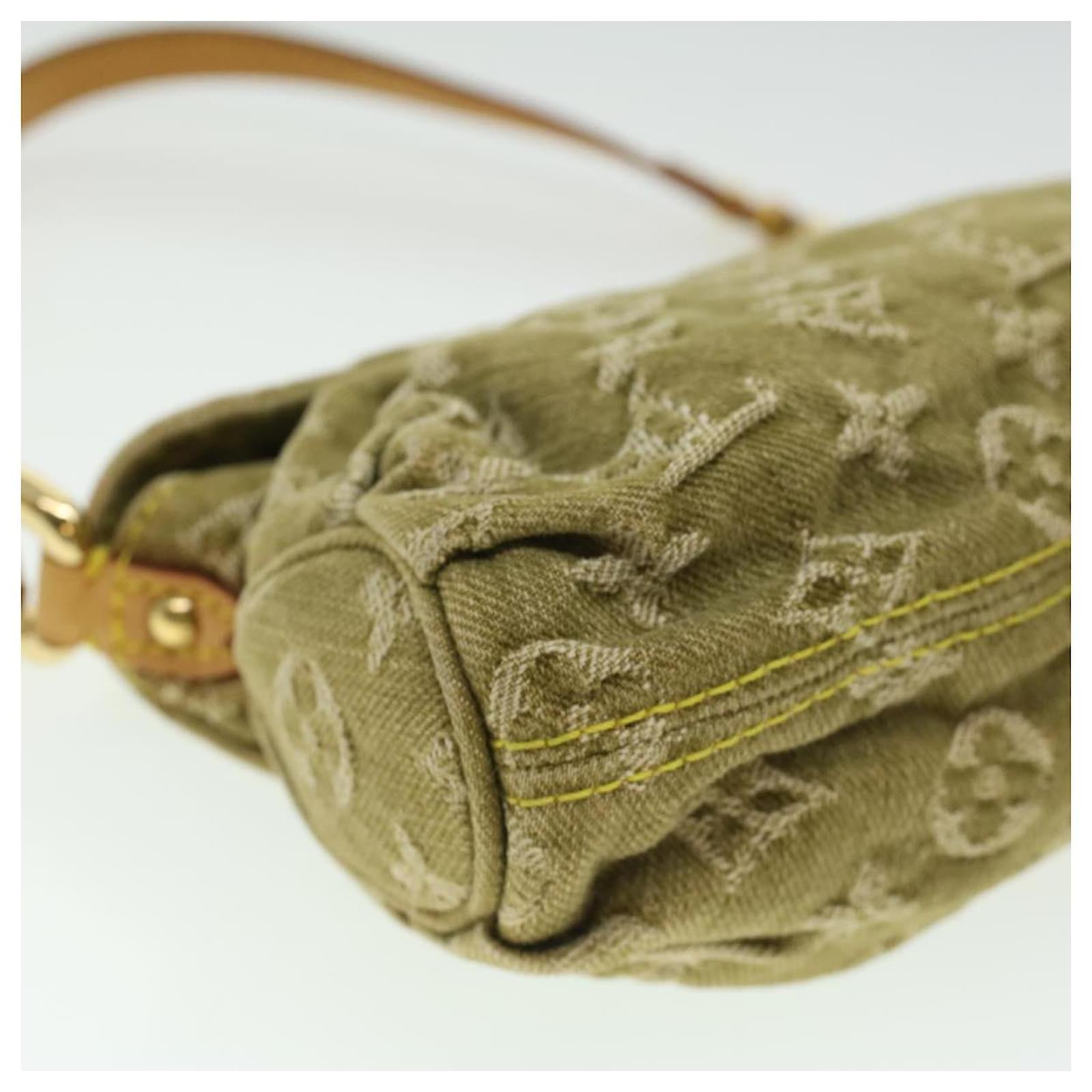 LOUIS VUITTON Monogram Denim Mini Preity Shoulder Bag Riken M95217 Auth  am3378 Khaki ref.734882 - Joli Closet