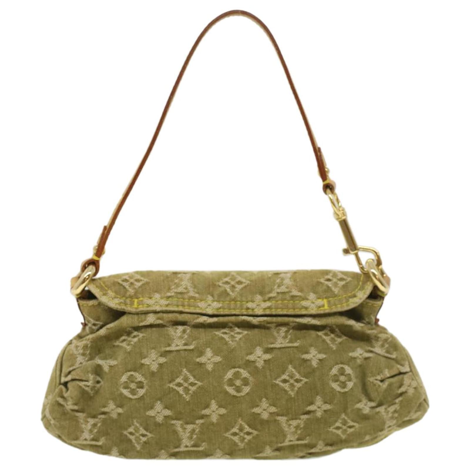 Louis Vuitton - Mini Pleaty Monogram Denim Bag Green