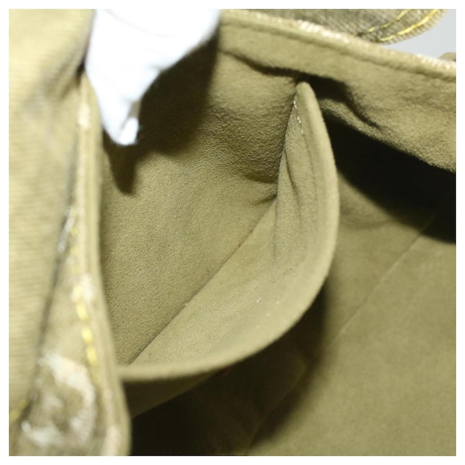 LOUIS VUITTON Monogram Denim Mini Preity Shoulder Bag Riken M95217 Auth  am3378 Khaki ref.734882 - Joli Closet