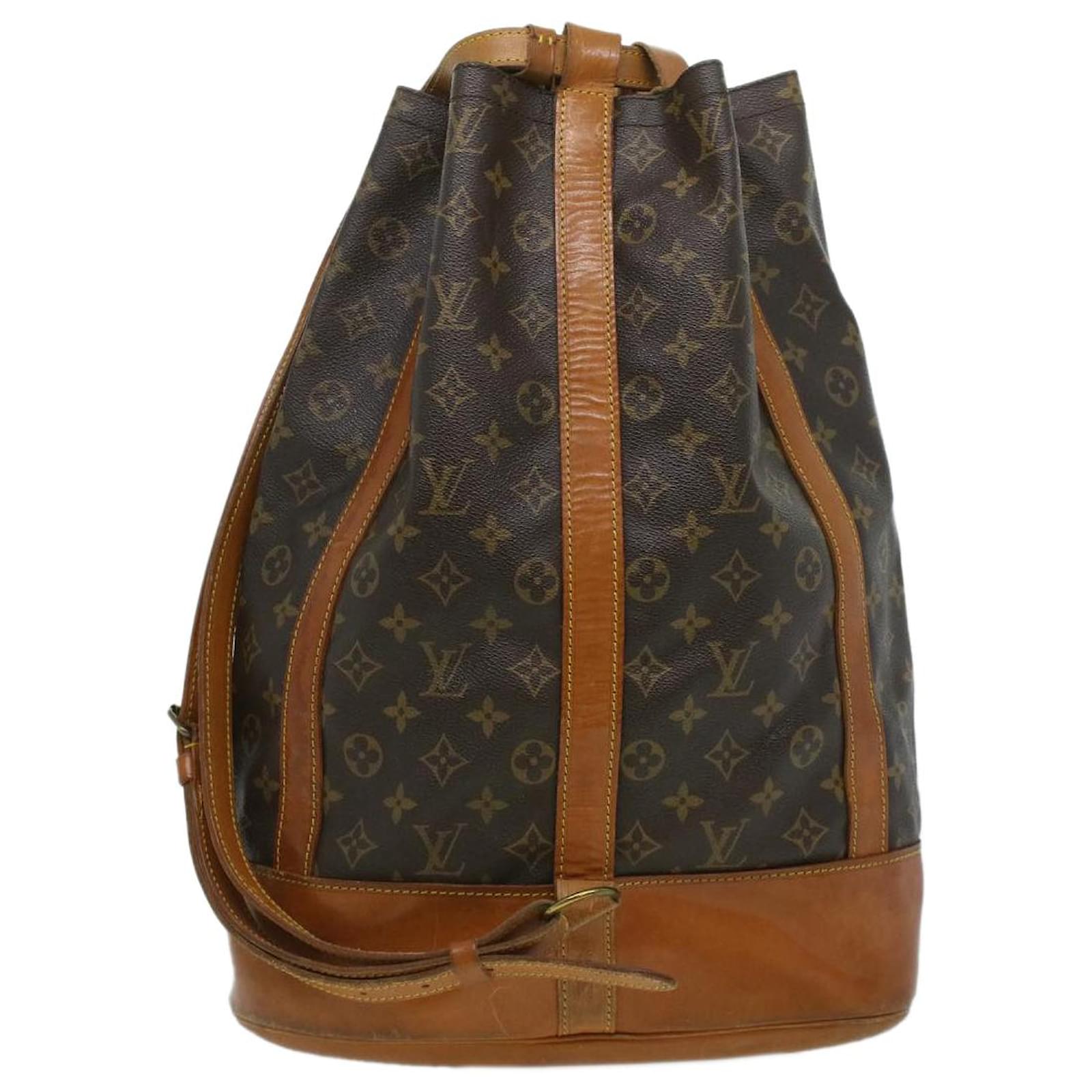 Authentic Louis Vuitton Randonnee GM Monogram Shoulder Bag M42244