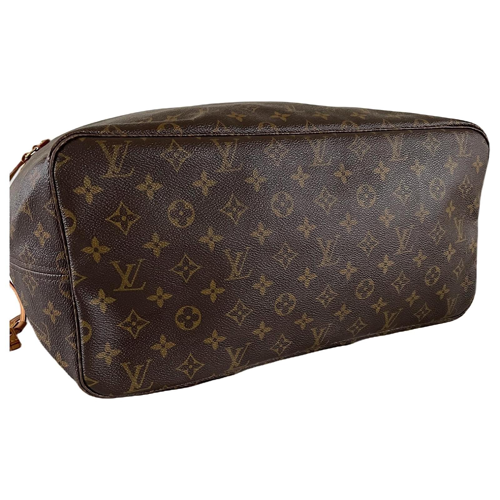 Louis Vuitton Neverfull GM monogram handbag shoulder bag shopper Brown  Leather ref.734933 - Joli Closet