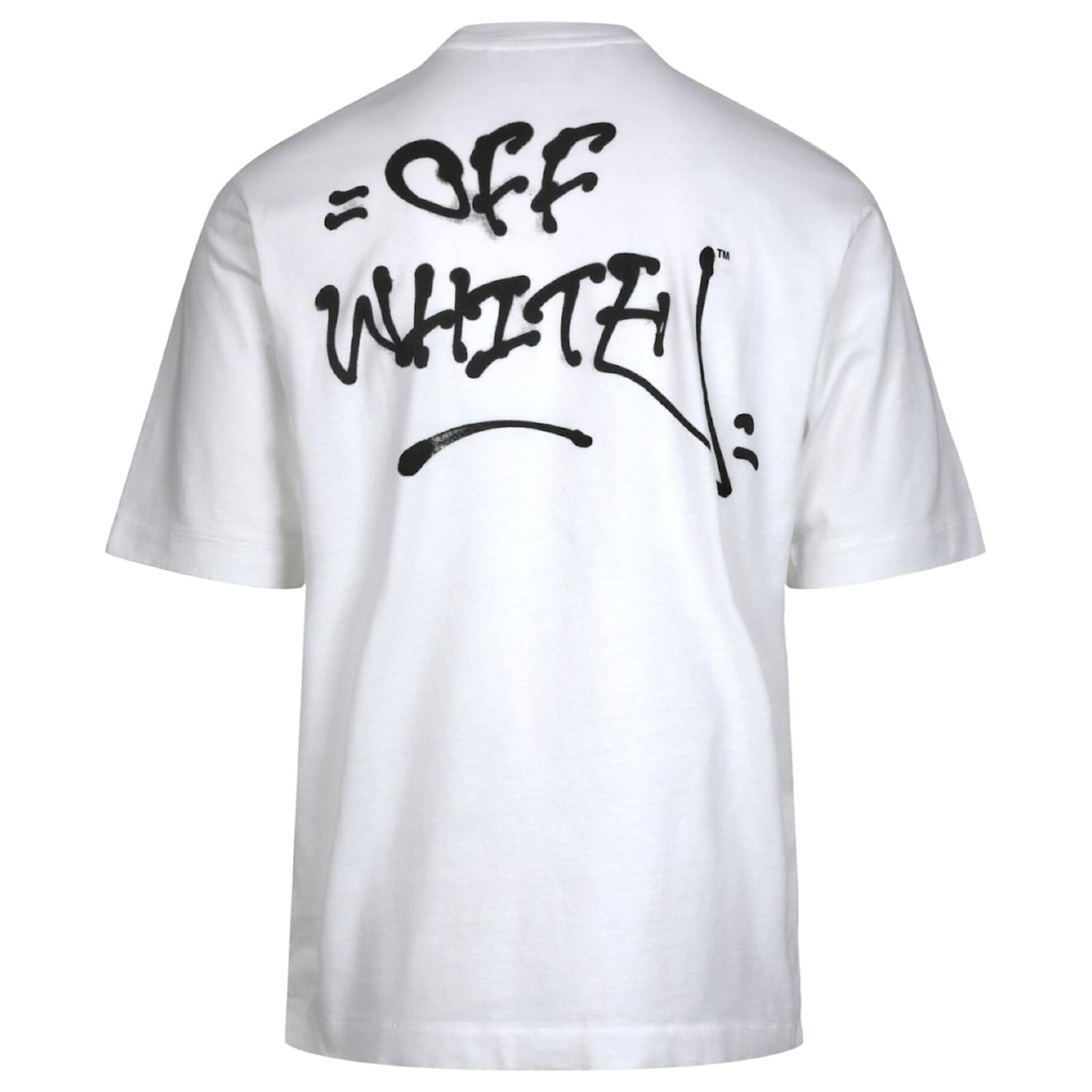 Off White Off-White Neen Graffiti Skate Graphic T-Shirt Cotton ref.734987 -  Joli Closet