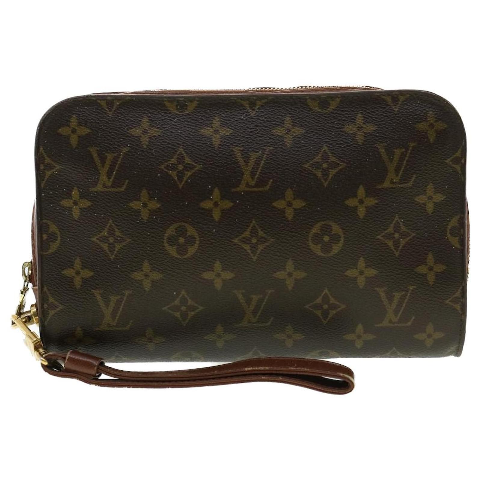 Authentic LOUIS VUITTON Orsay Clutch Monogram Canvas M51790