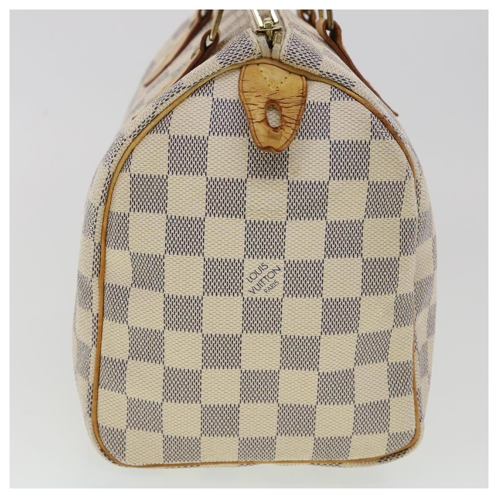 LOUIS VUITTON Damier Azur Speedy Bandouliere 25 Hand Bag N41374 LV Auth  32436 ref.698574 - Joli Closet