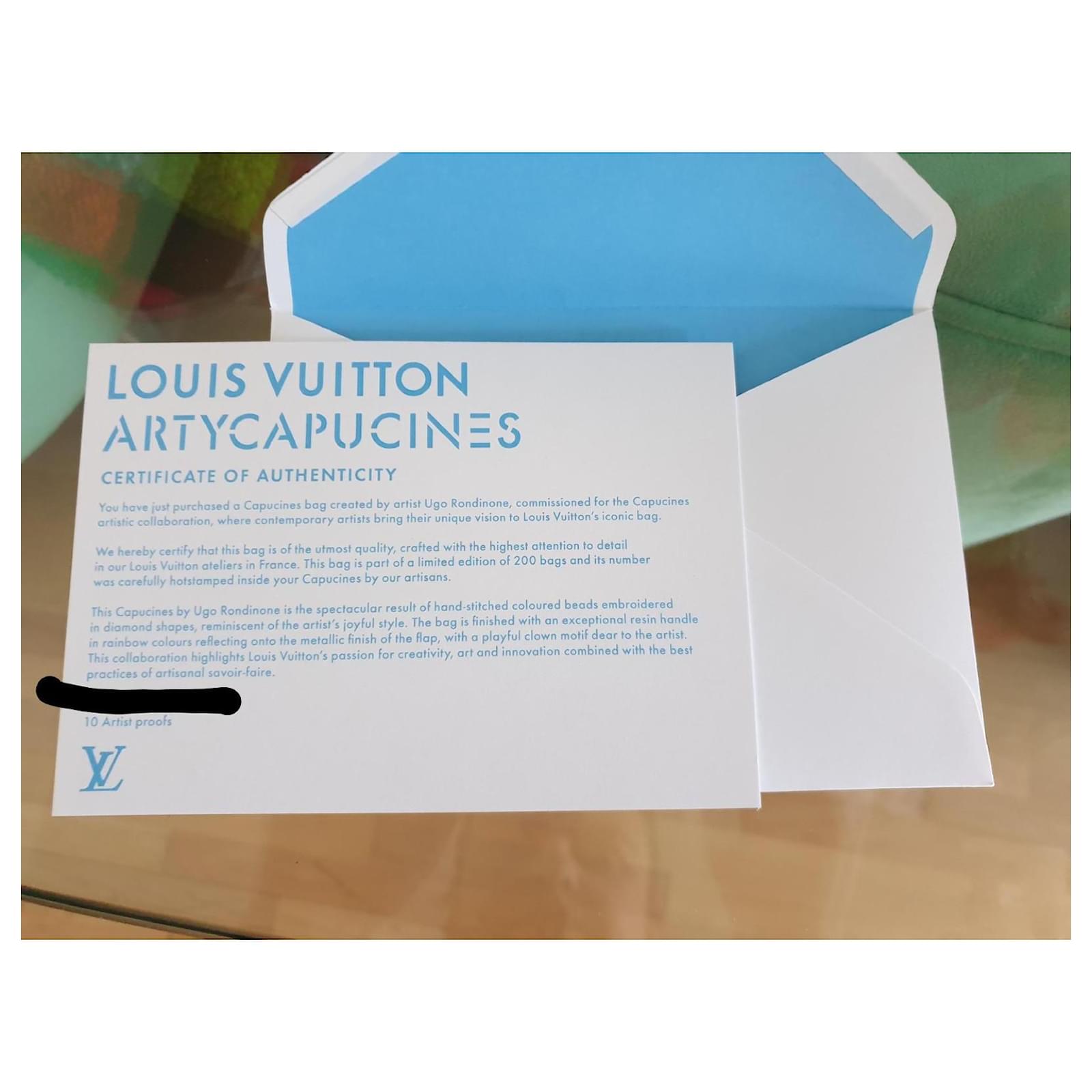 Louis Vuitton Capucines BB Artycapucines / Ugo Rodinone Multiple