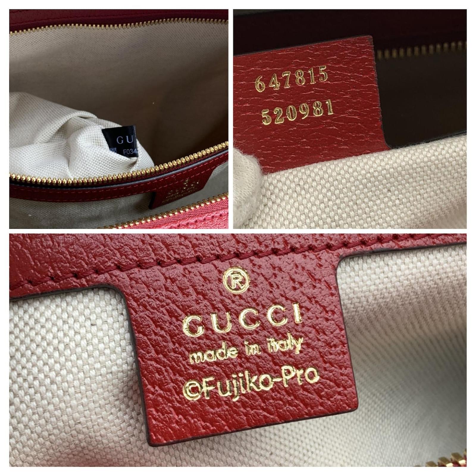 Gucci x Doraemon Mini GG Supreme Canvas Duffle Holdall Bag Beige Cloth  ref.736079 - Joli Closet