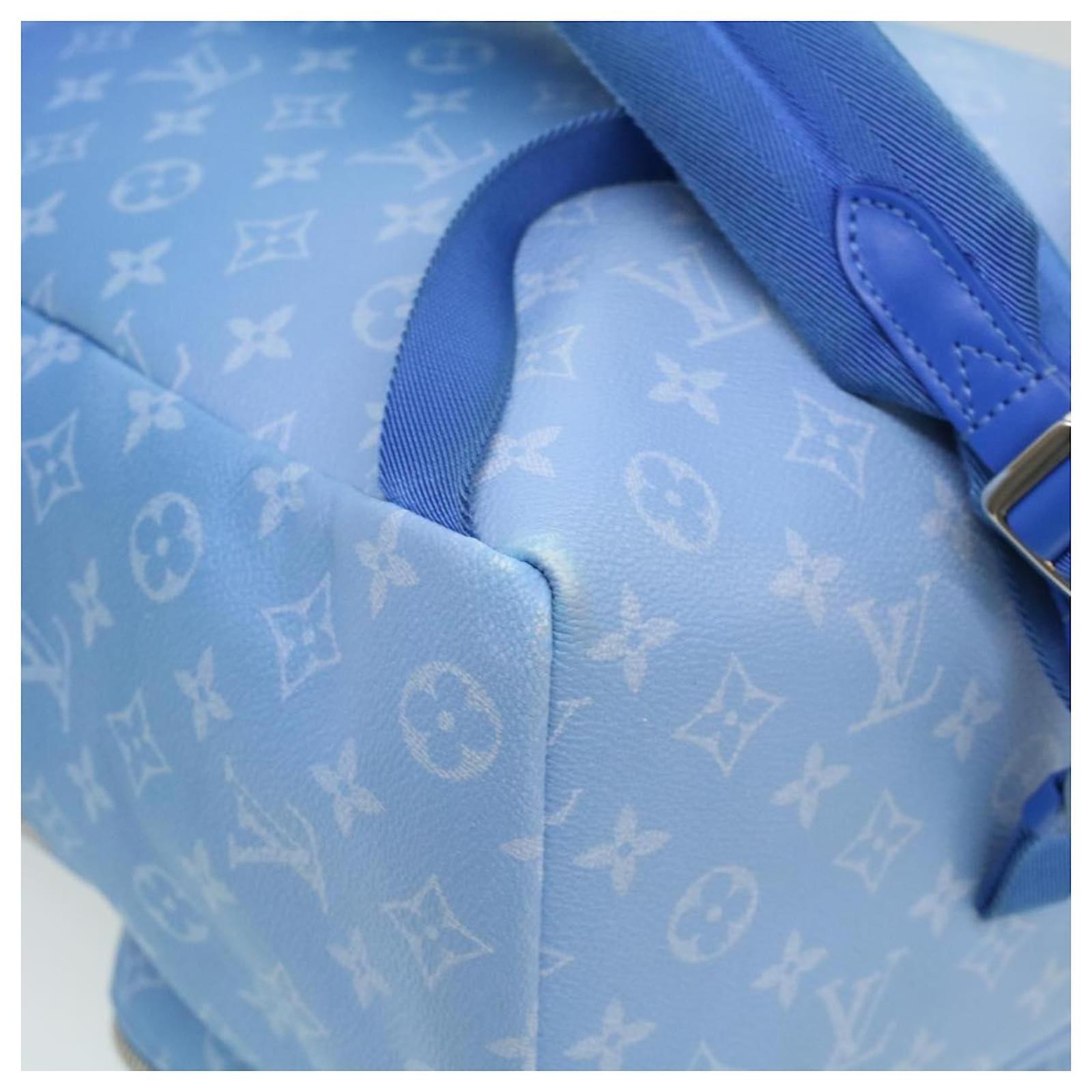 LOUIS VUITTON Monogram Crows Backpack multi-pocket Blue M45441 LV