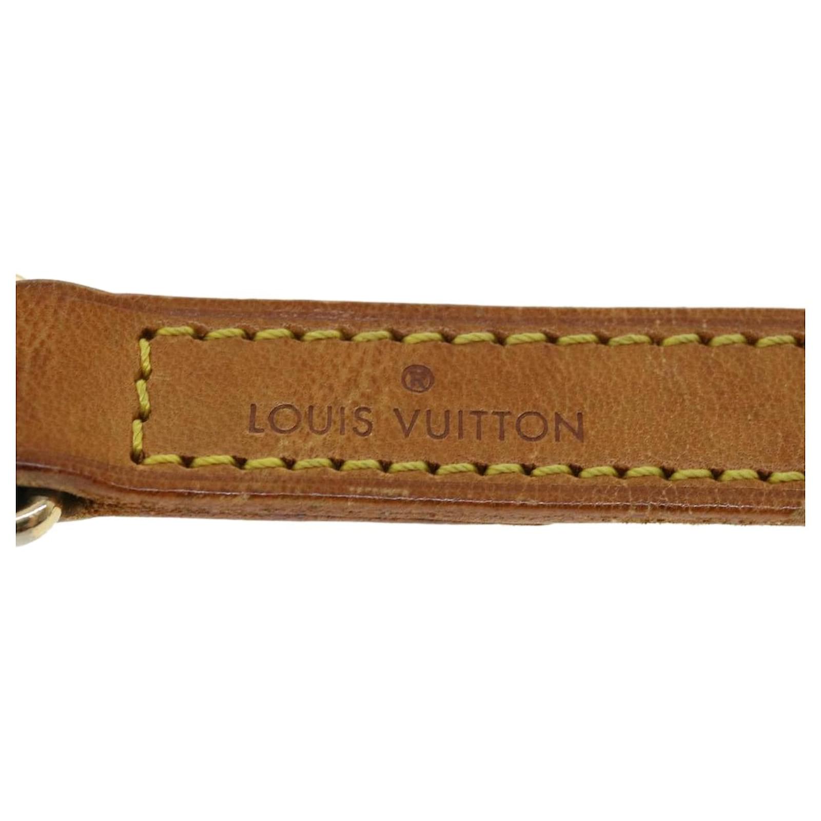 LOUIS VUITTON Shoulder Strap Leather 35.8 Beige LV Auth ki2573 ref.736274  - Joli Closet