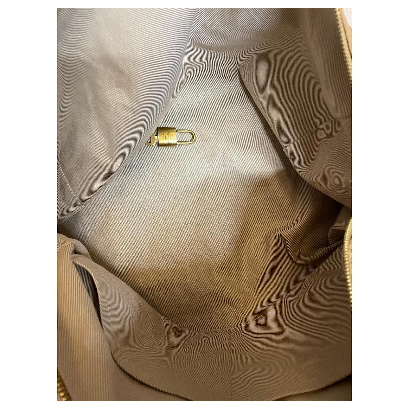 Louis Vuitton Speedy brown denim handbag Cotton ref.573211 - Joli
