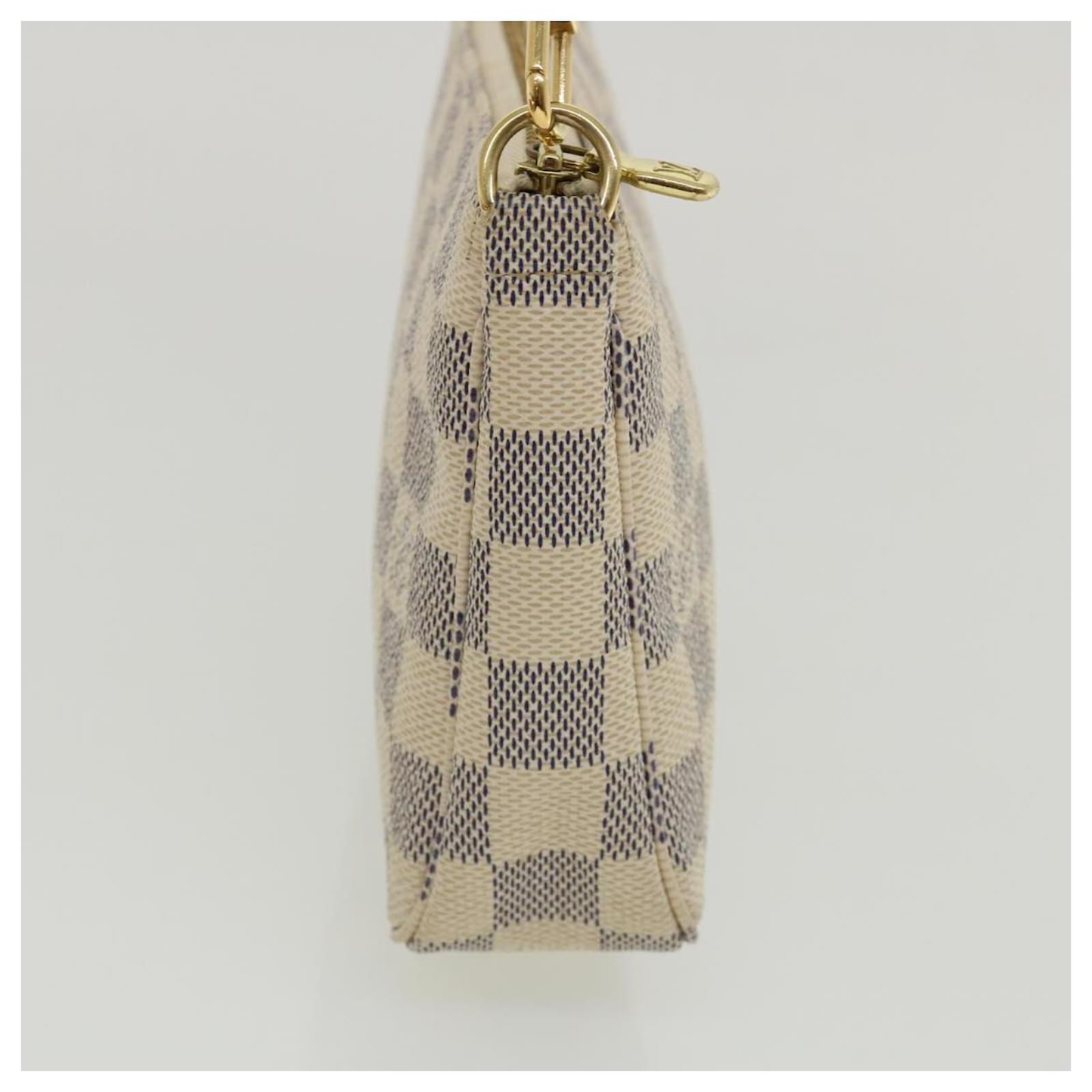 LOUIS VUITTON Damier Azur Pochette Accessoires Pouch N41207 LV Auth 34085  ref.757506 - Joli Closet