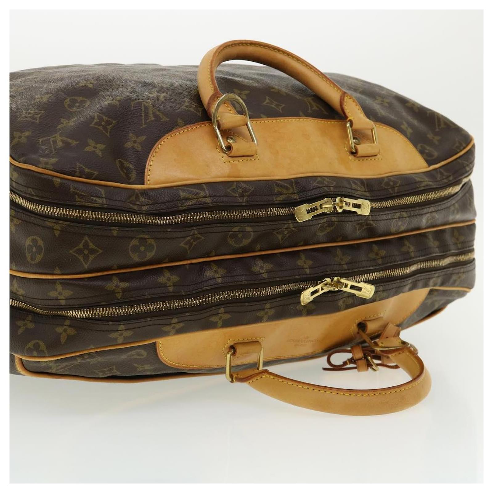 LOUIS VUITTON Monogram Alize 24H Travel Boston Bag M41399 LV Auth