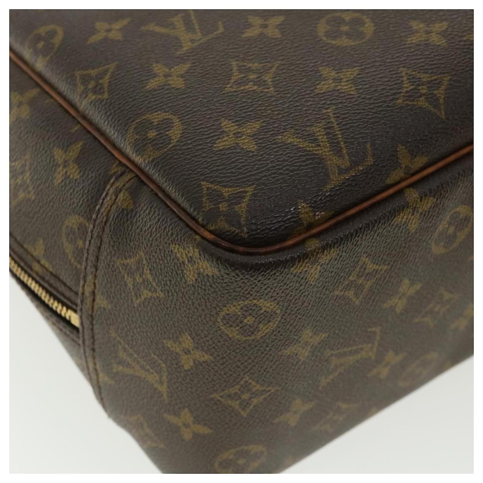 LOUIS VUITTON Monogram Deauville Hand Bag M47270 LV Auth jk2202