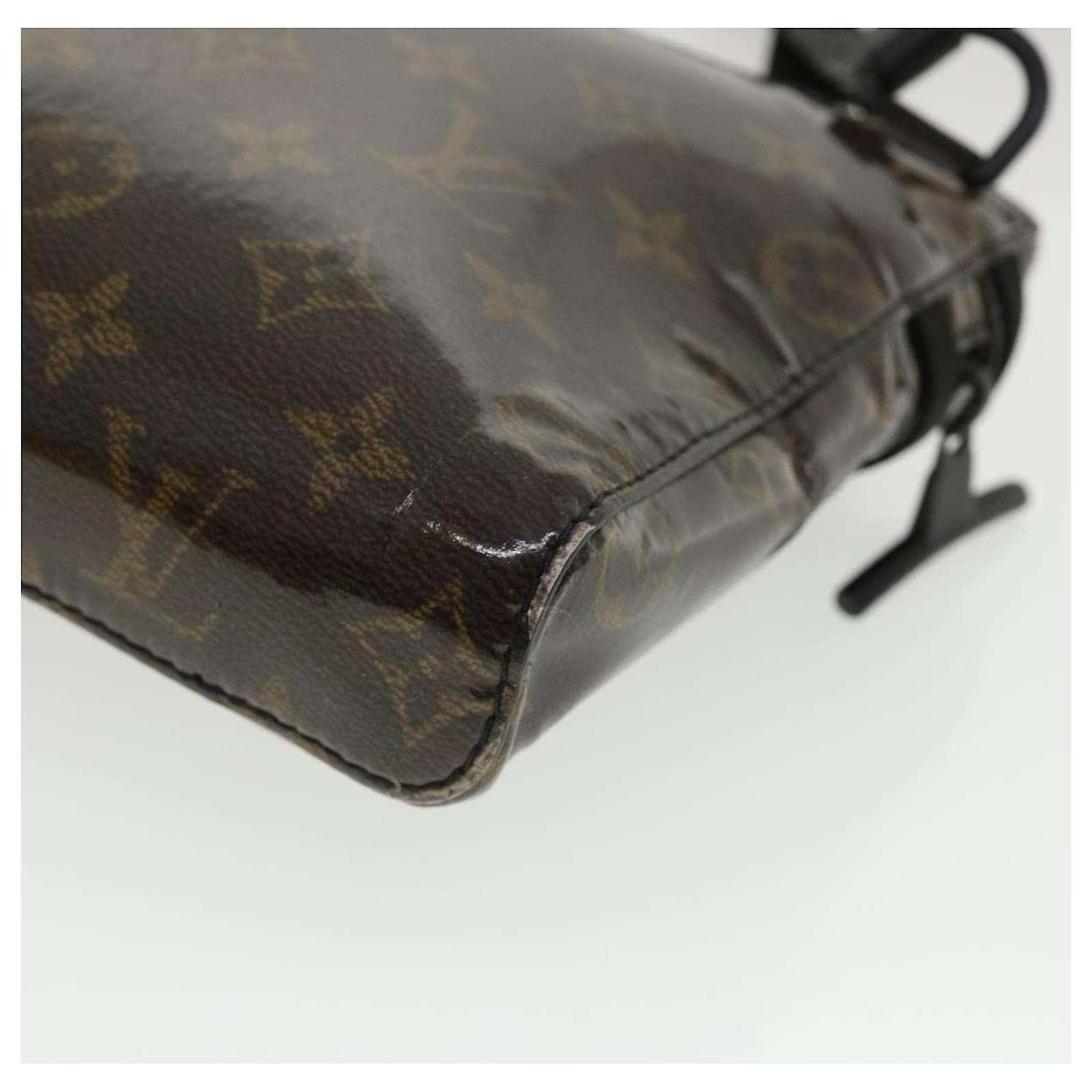 LOUIS VUITTON Monogram Glaze Messenger PM Shoulder Bag Enamel M43895 auth  33464 Brown Black ref.736700 - Joli Closet