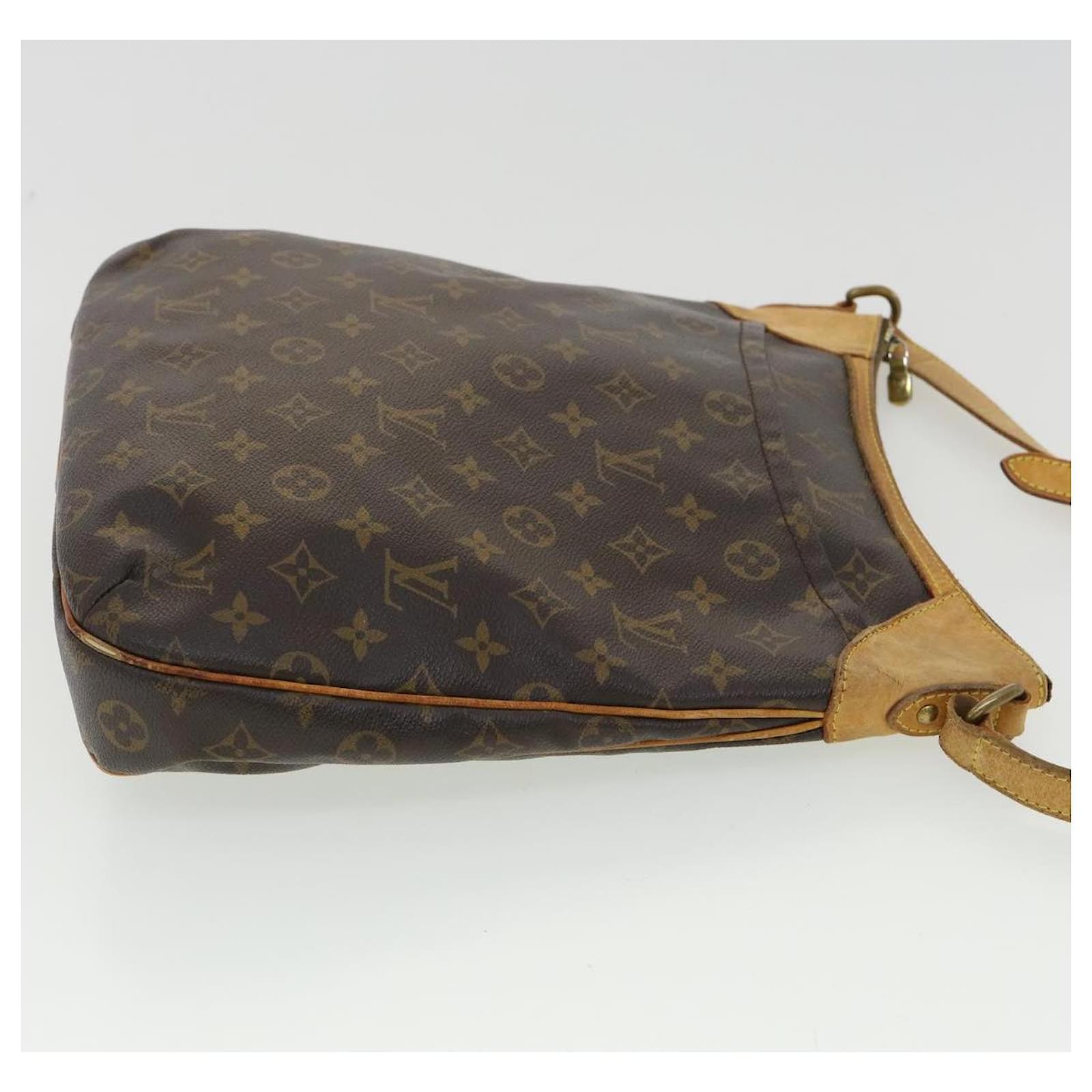 LOUIS VUITTON Monogram Odeon MM Shoulder Bag M56389