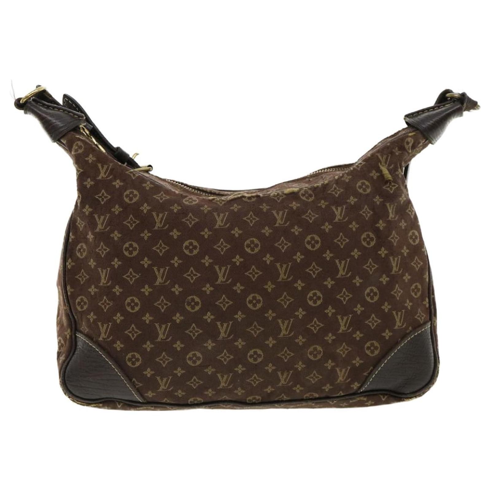 LOUIS VUITTON Monogram Mini Lin Boulogne 30 Shoulder Bag Brown M95225  BS3243 ref.737182 - Joli Closet