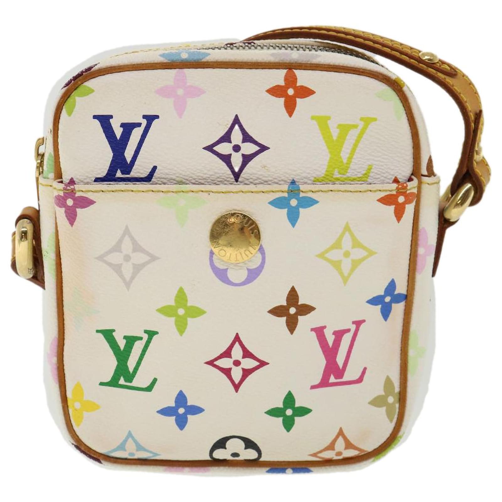 LOUIS VUITTON Monogram Multicolor lift Shoulder Bag White M40055