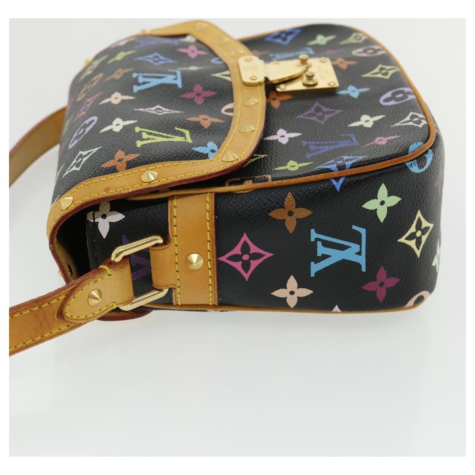 Louis Vuitton Monogram Multicolor Sologne Shoulder Bag Noir M92639