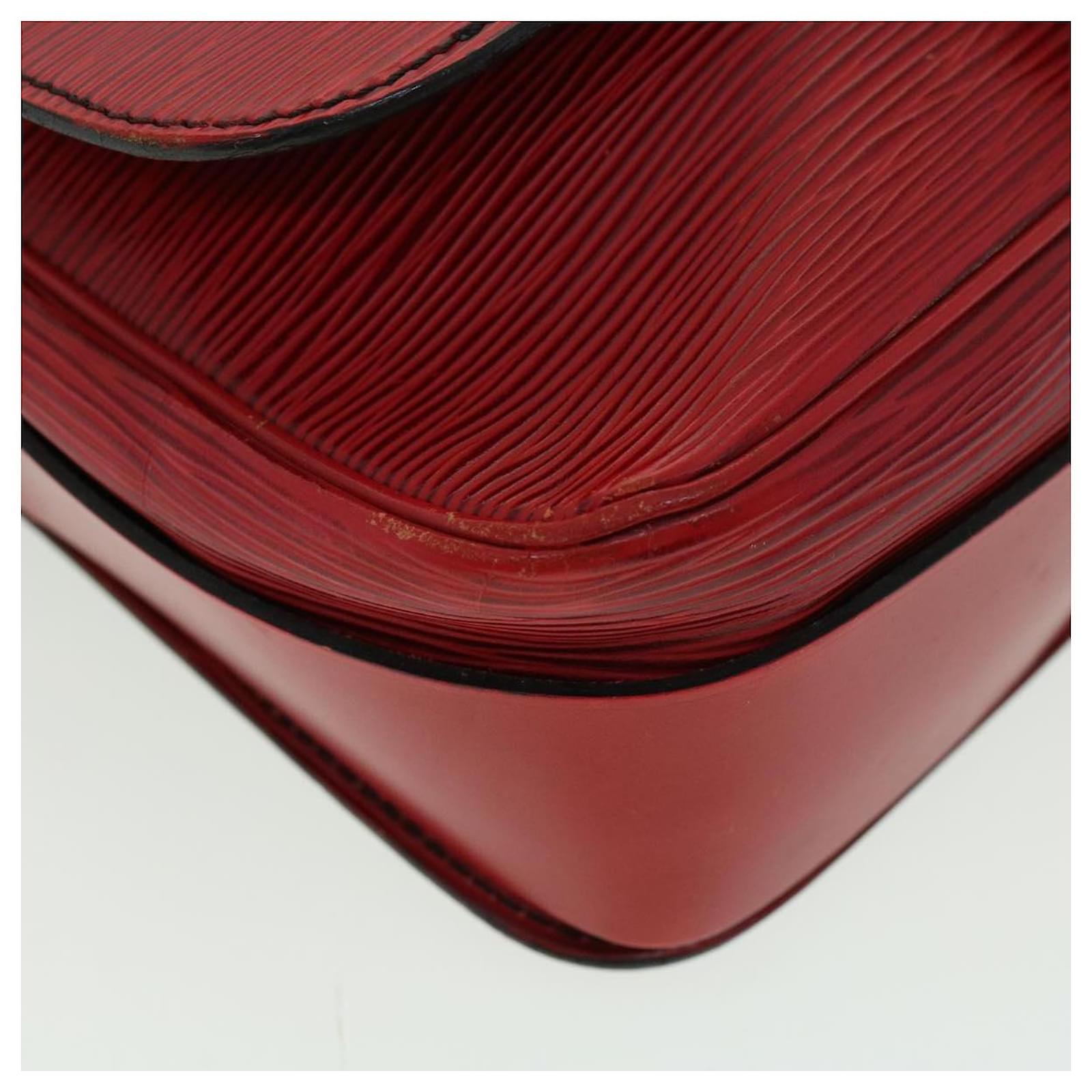 LOUIS VUITTON Epi Cartouchiere Red 11404