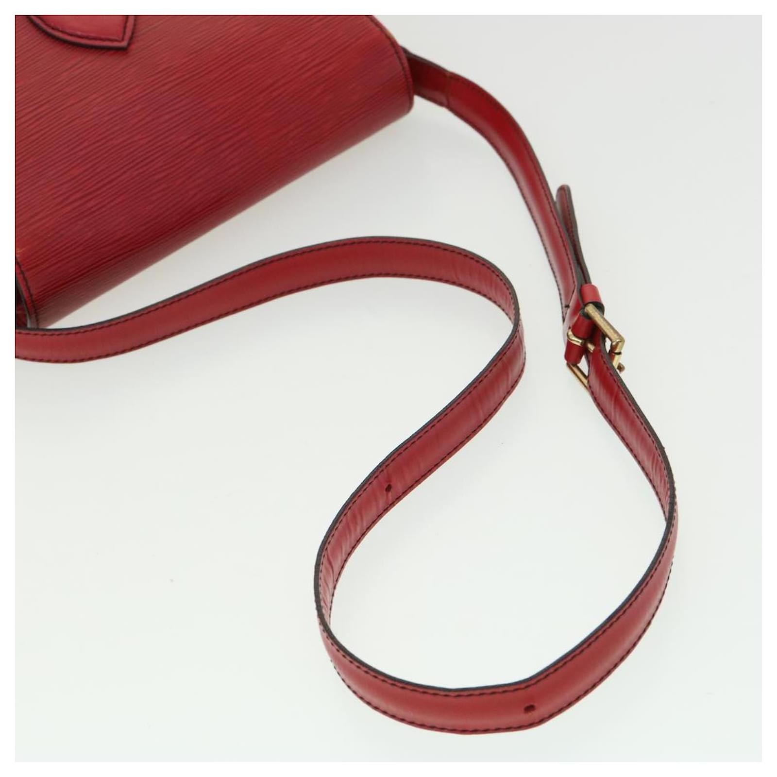 LOUIS VUITTON Epi Cartouchiere MM Shoulder Bag Red M52247 LV Auth 28957  Leather ref.531182 - Joli Closet