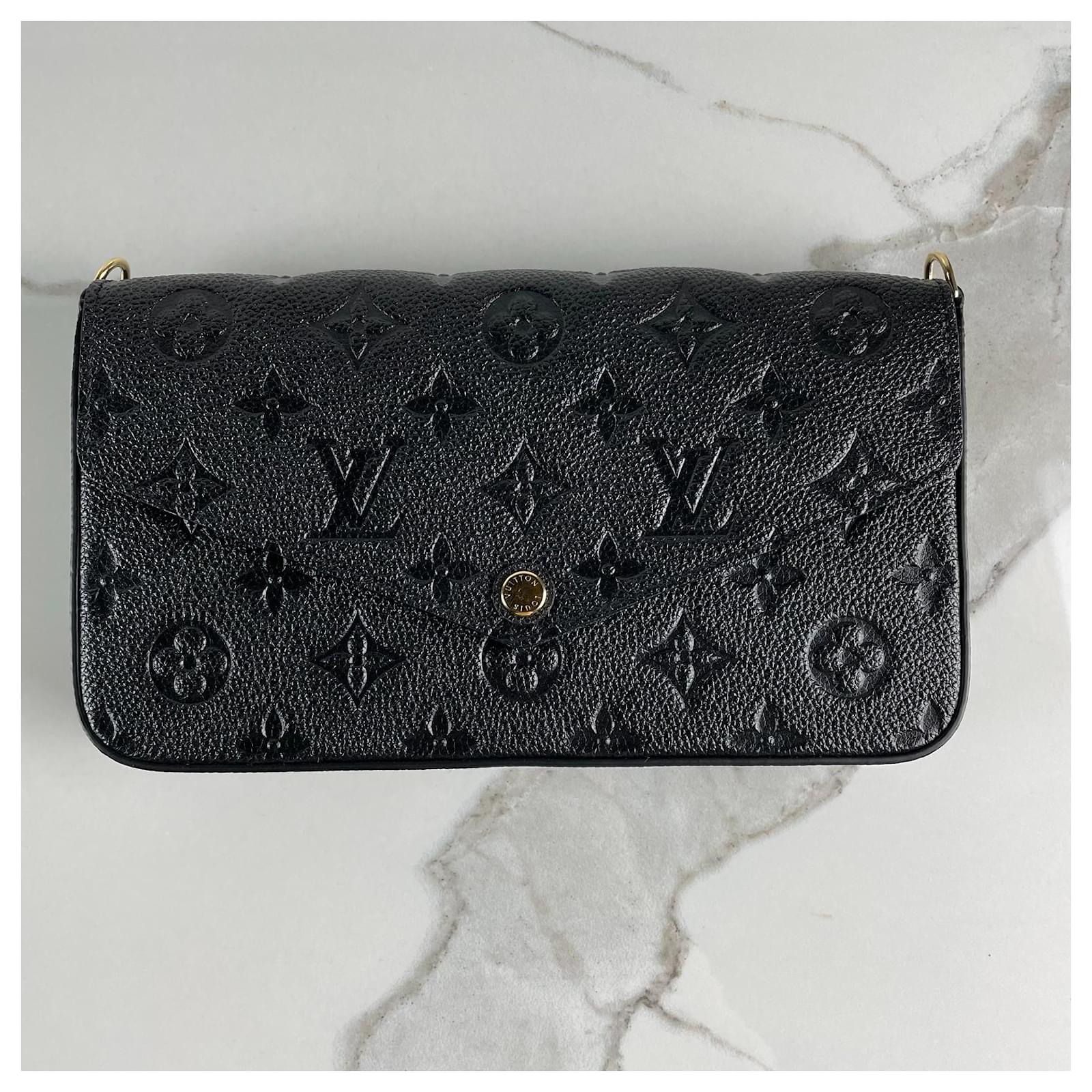Louis Vuitton Black Monogram Empriente Felicie Pochette