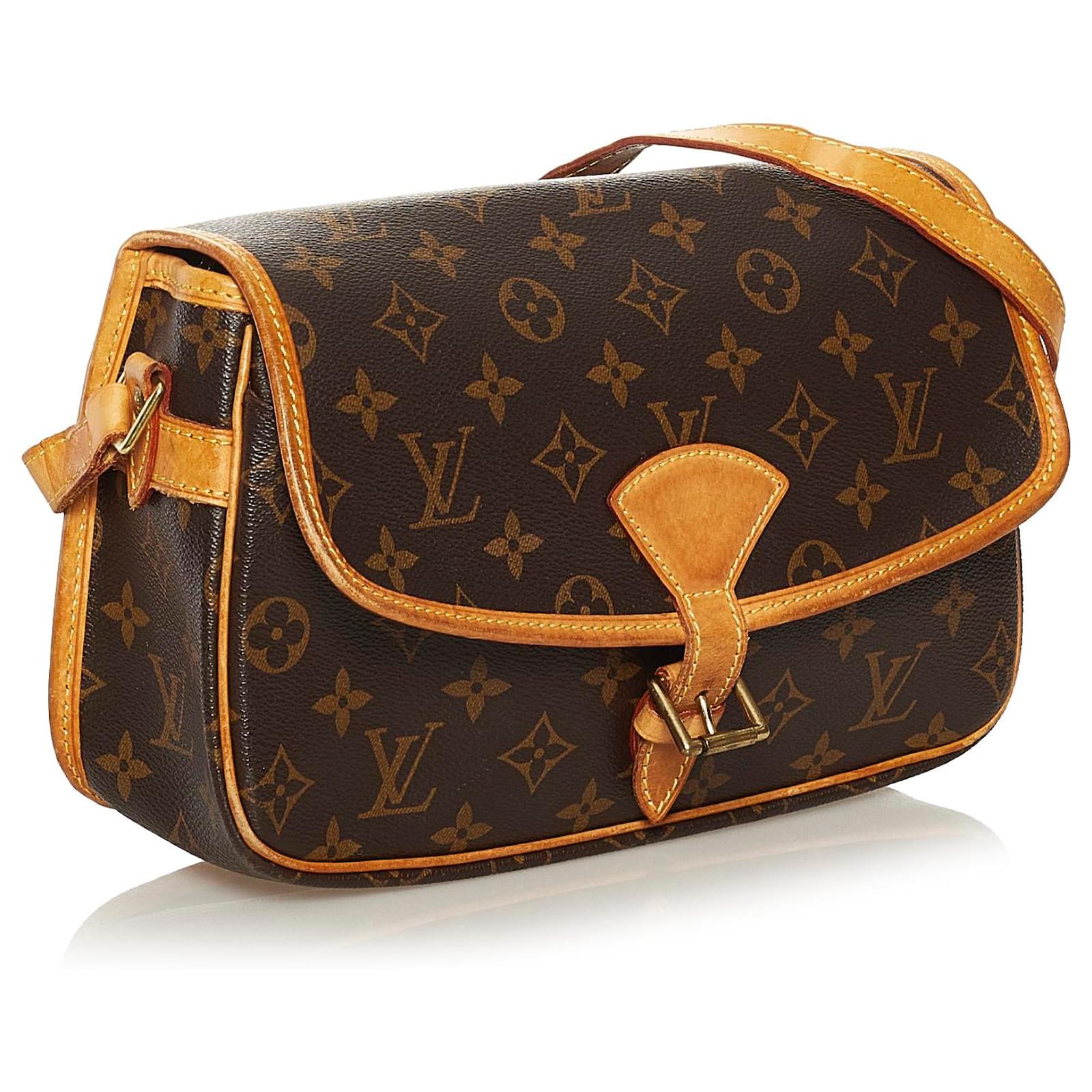 Louis Vuitton Sologne Brown Cloth ref.862985 - Joli Closet
