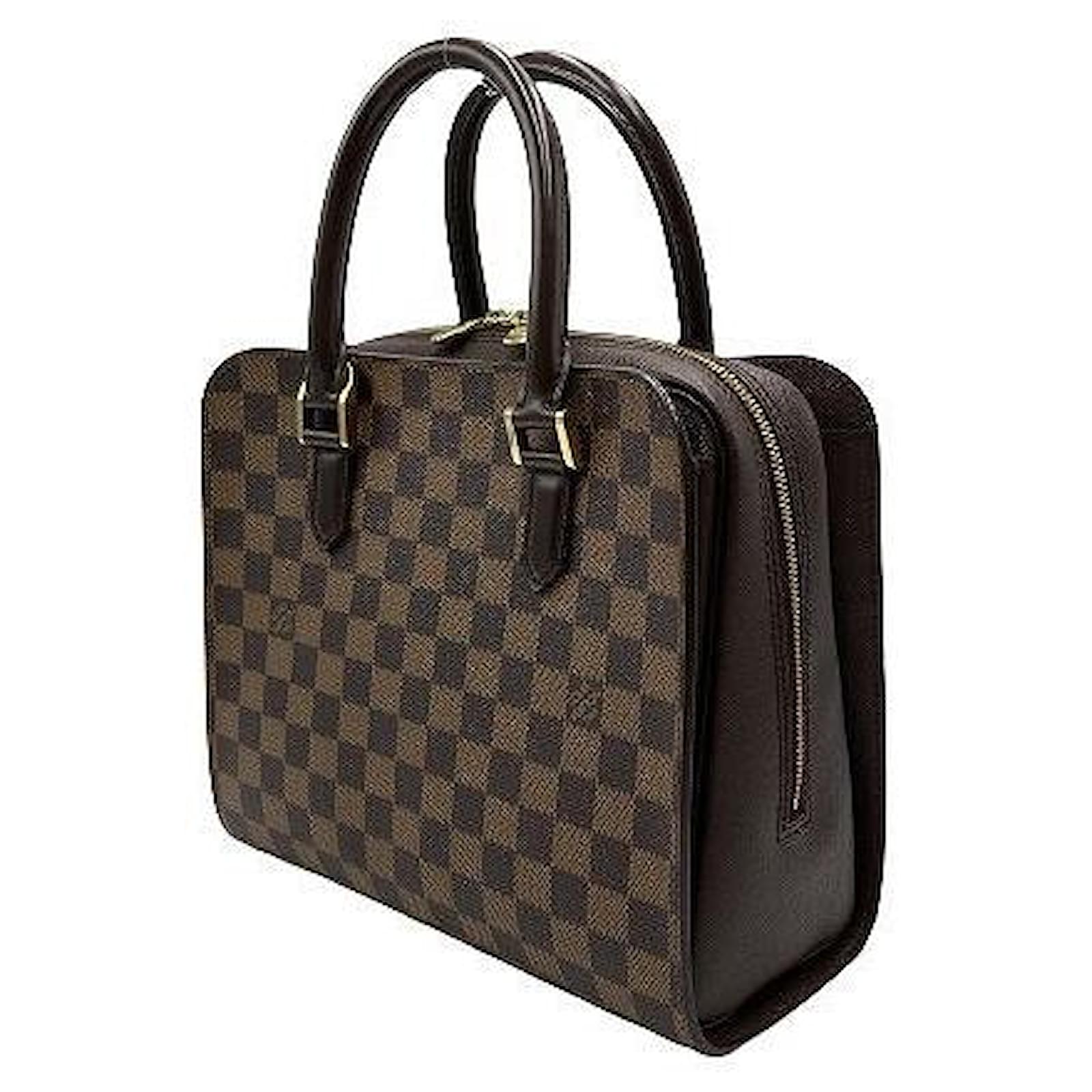 Louis Vuitton Damier Ebene Triana Handbag