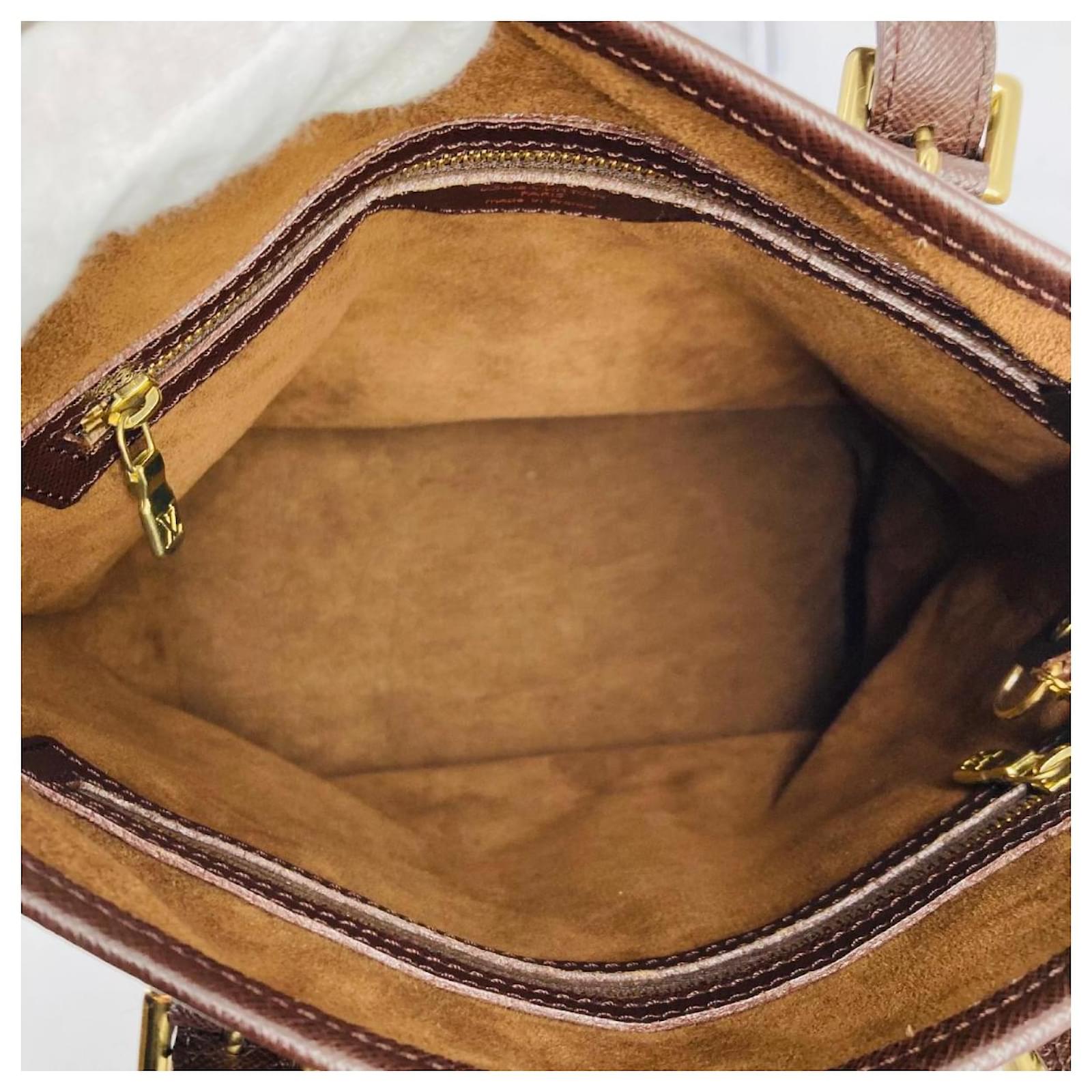 Louis Vuitton Damier Ebene Marais Bucket Bag Brown ref.738164 - Joli Closet