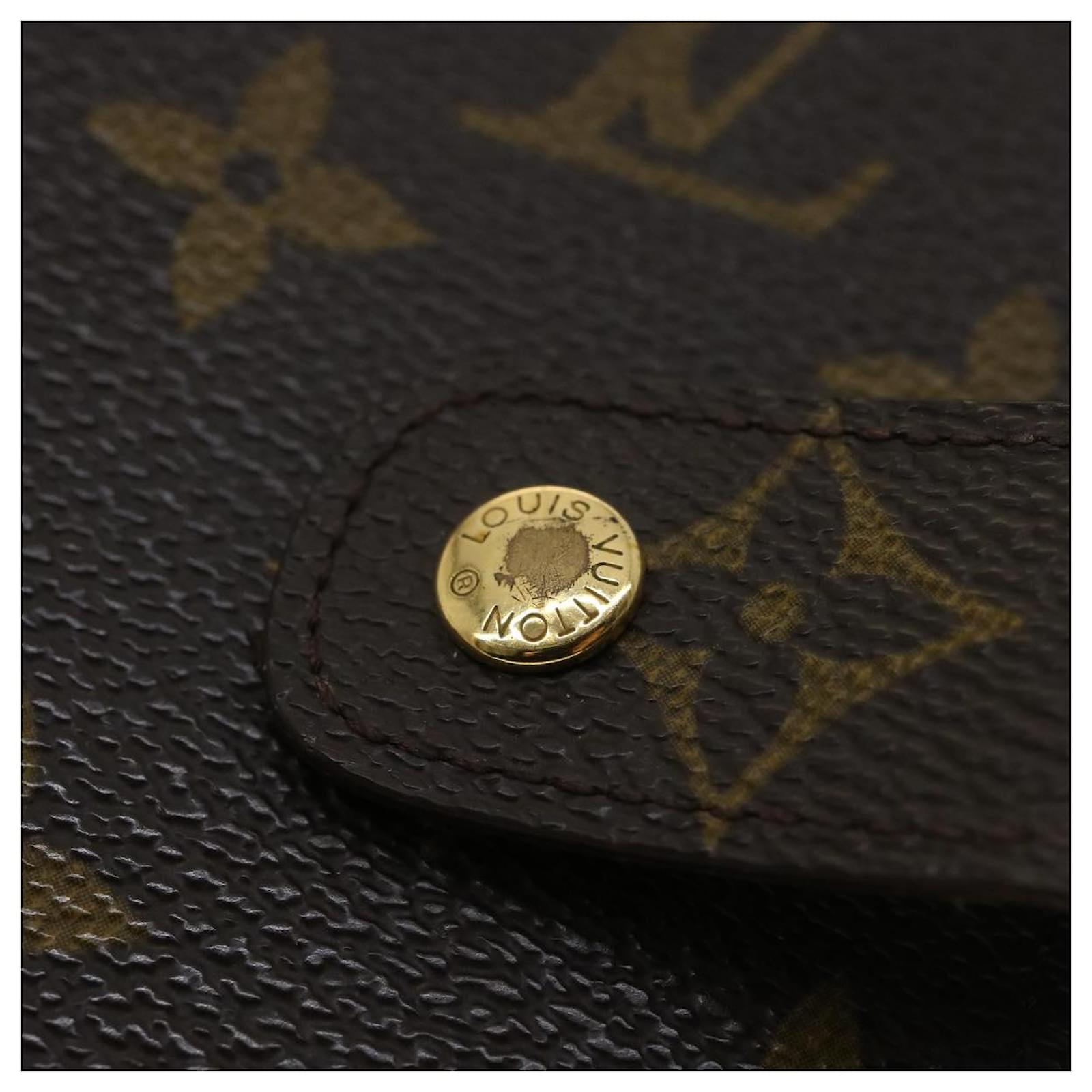 LOUIS VUITTON Monogram Agenda MM Day Planner Cover R20105 LV Auth 44007  Cloth ref.955120 - Joli Closet