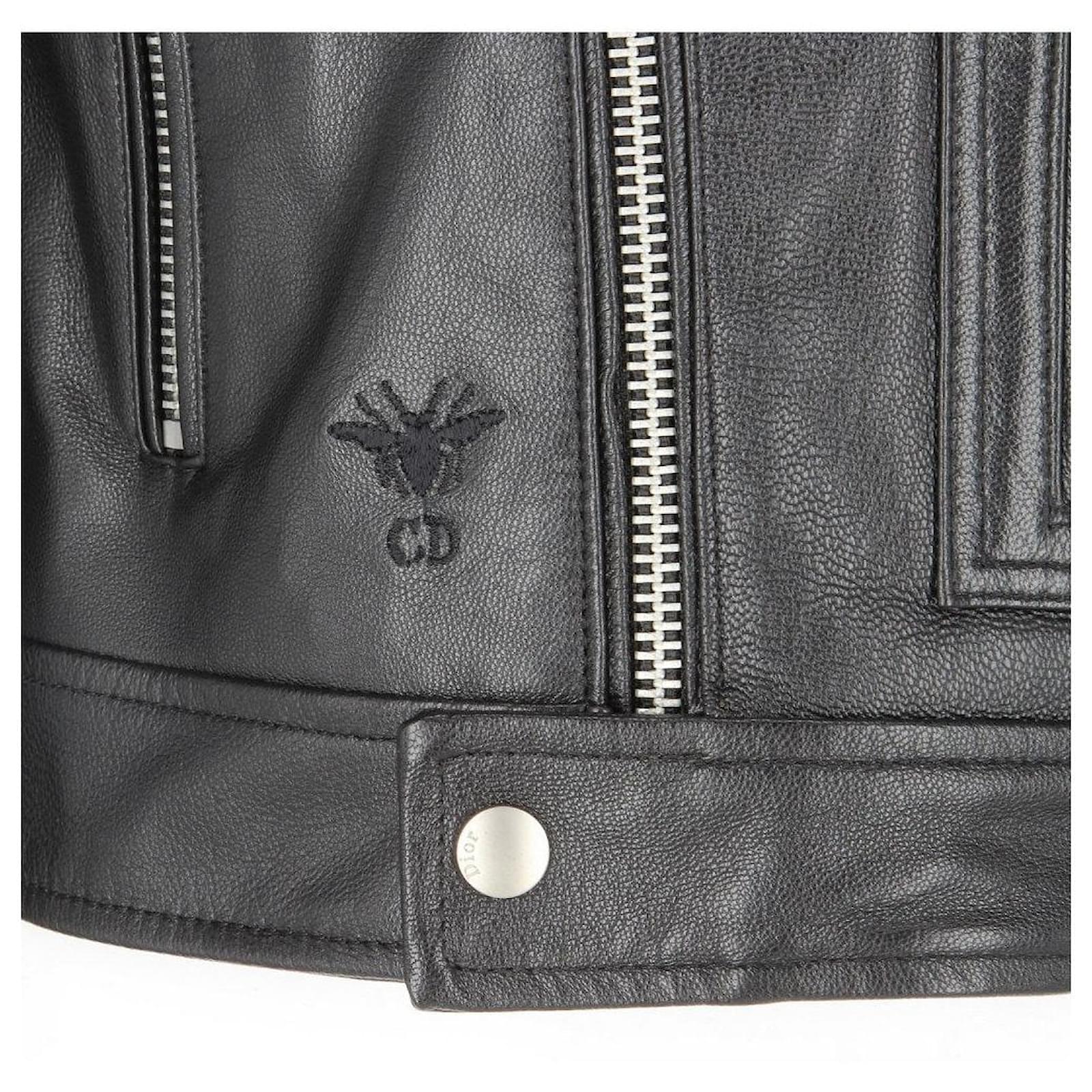 良品】Christian Dior ノーカラージャケット ブラック 13 L 良品