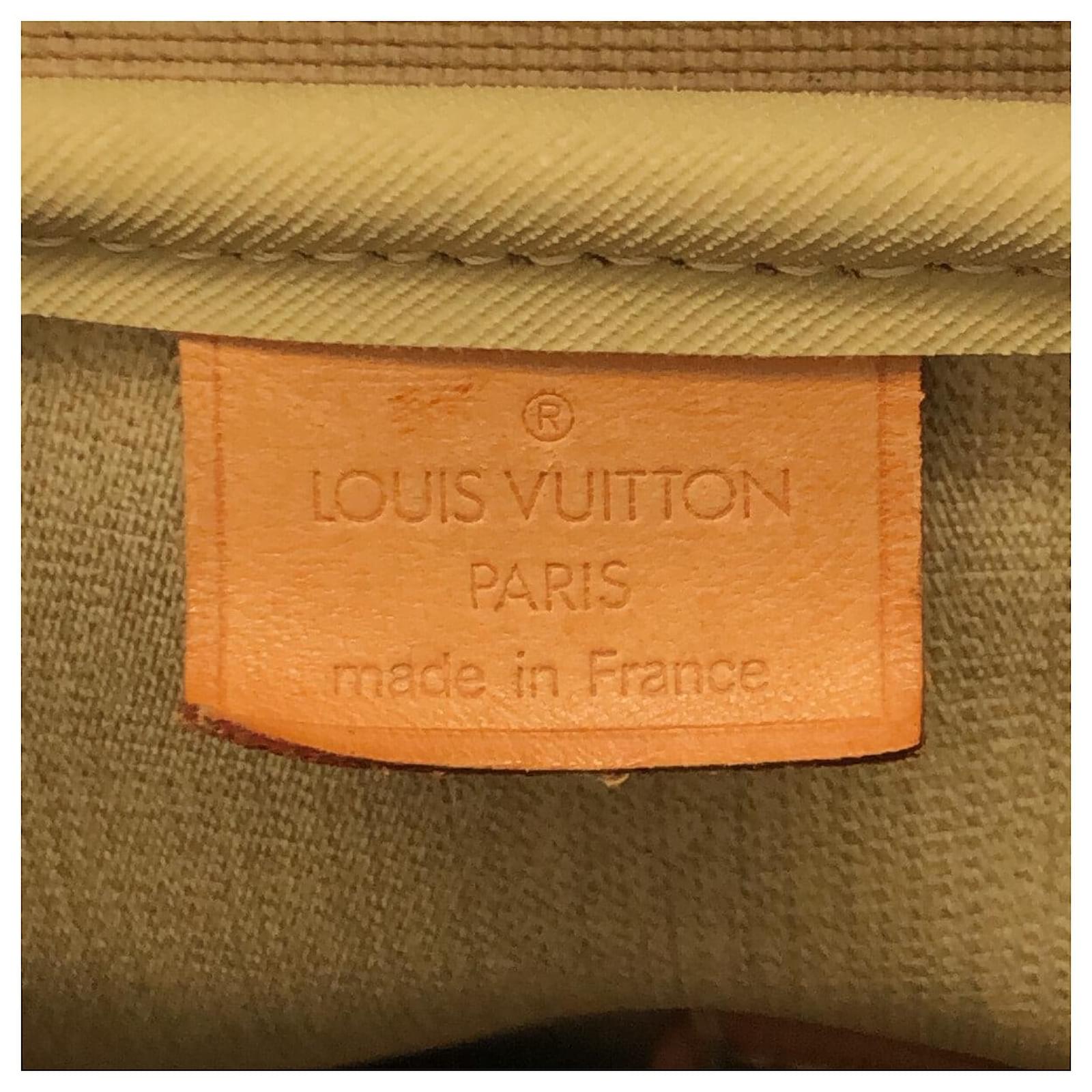 Louis Vuitton Customized Deauville Brown Cloth ref.279199 - Joli