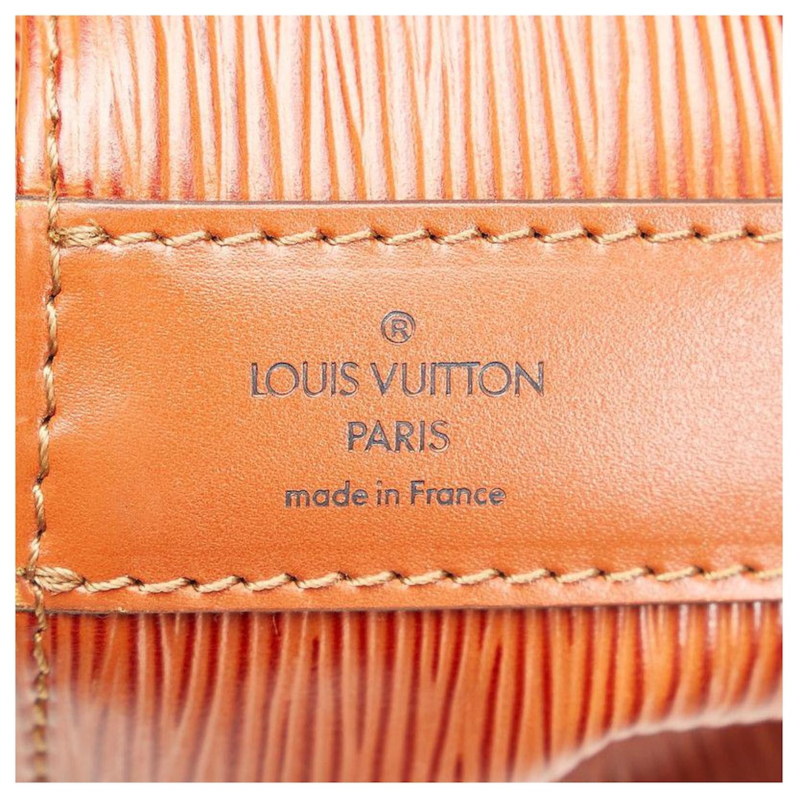 Louis Vuitton Epi Sac De Paule M80193 Brown Leather Pony-style