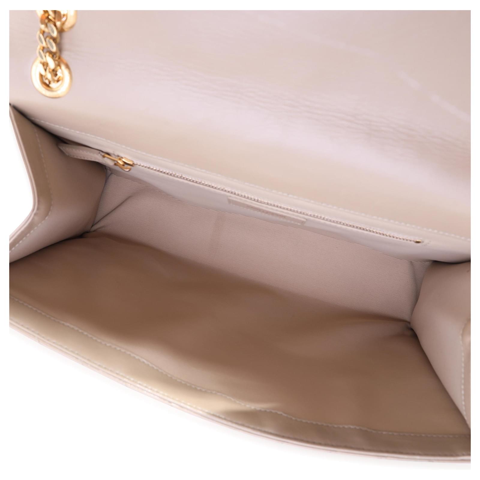 Saint Laurent Beige Matelasse Large Monogram Shoulder Bag Flesh ref.740826  - Joli Closet