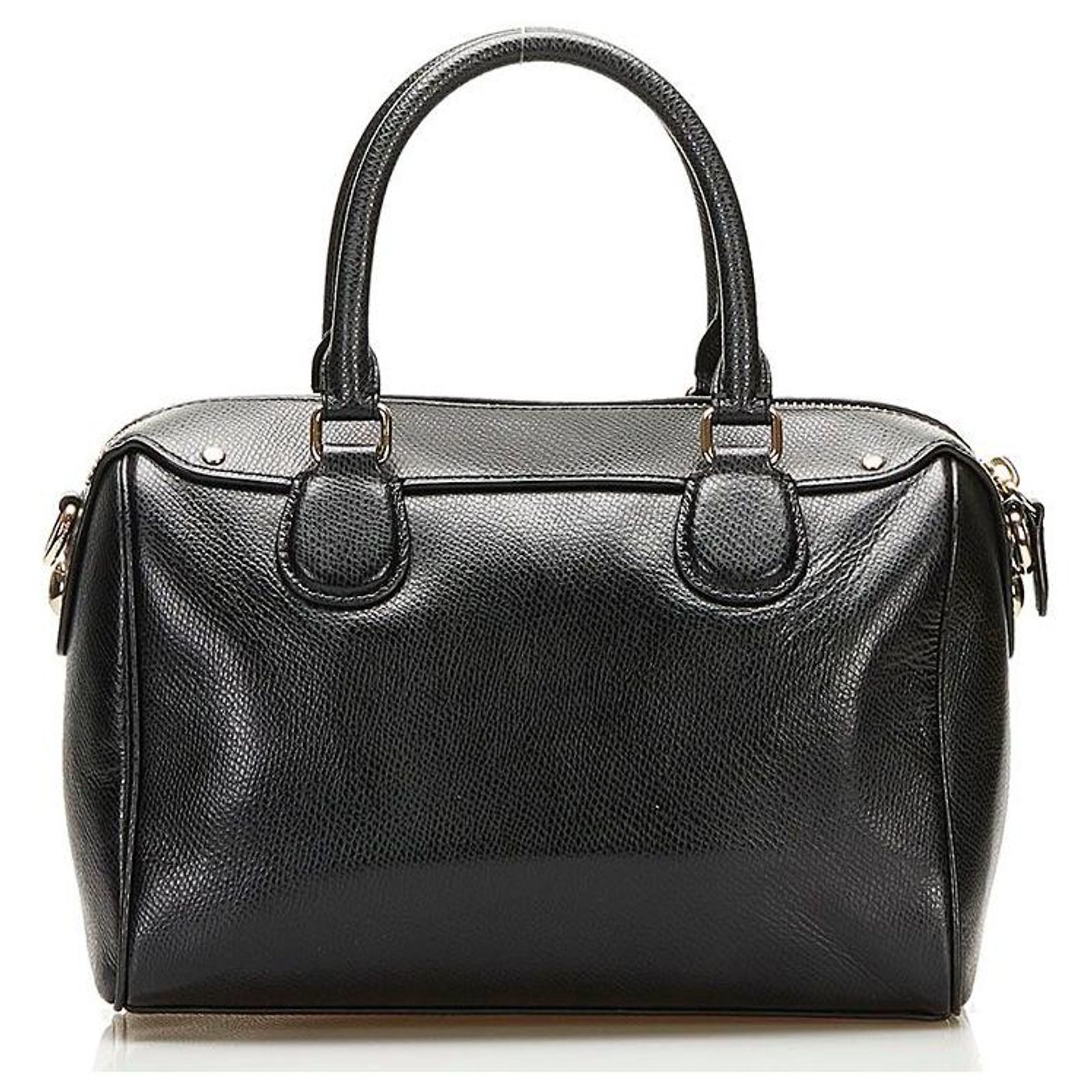 coach Leather Boston Bag black Pony-style calfskin ref.JC741466 
