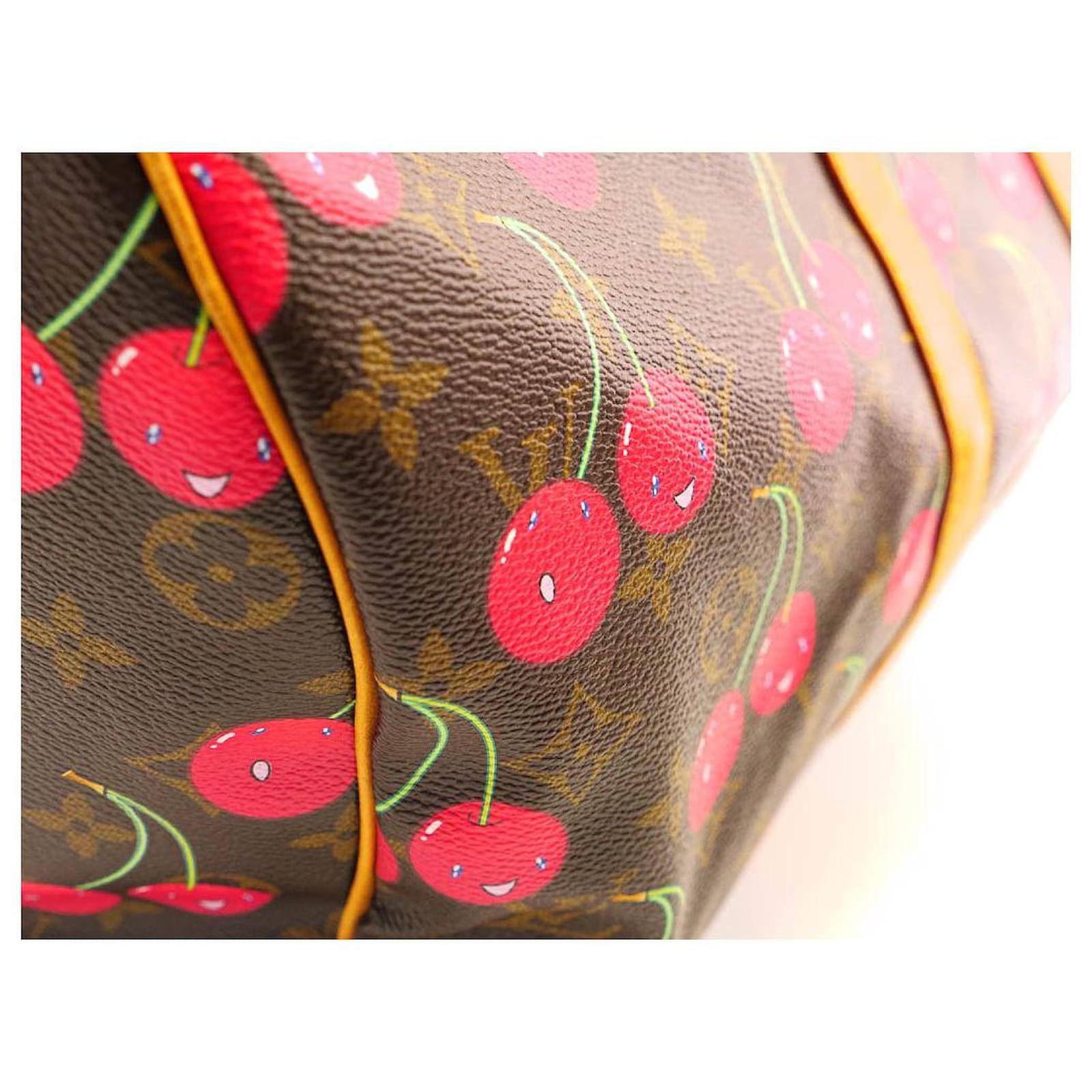 Louis Vuitton Keepall 45 Takashi Murakami Cerises Cherry Monogram Travel Bag