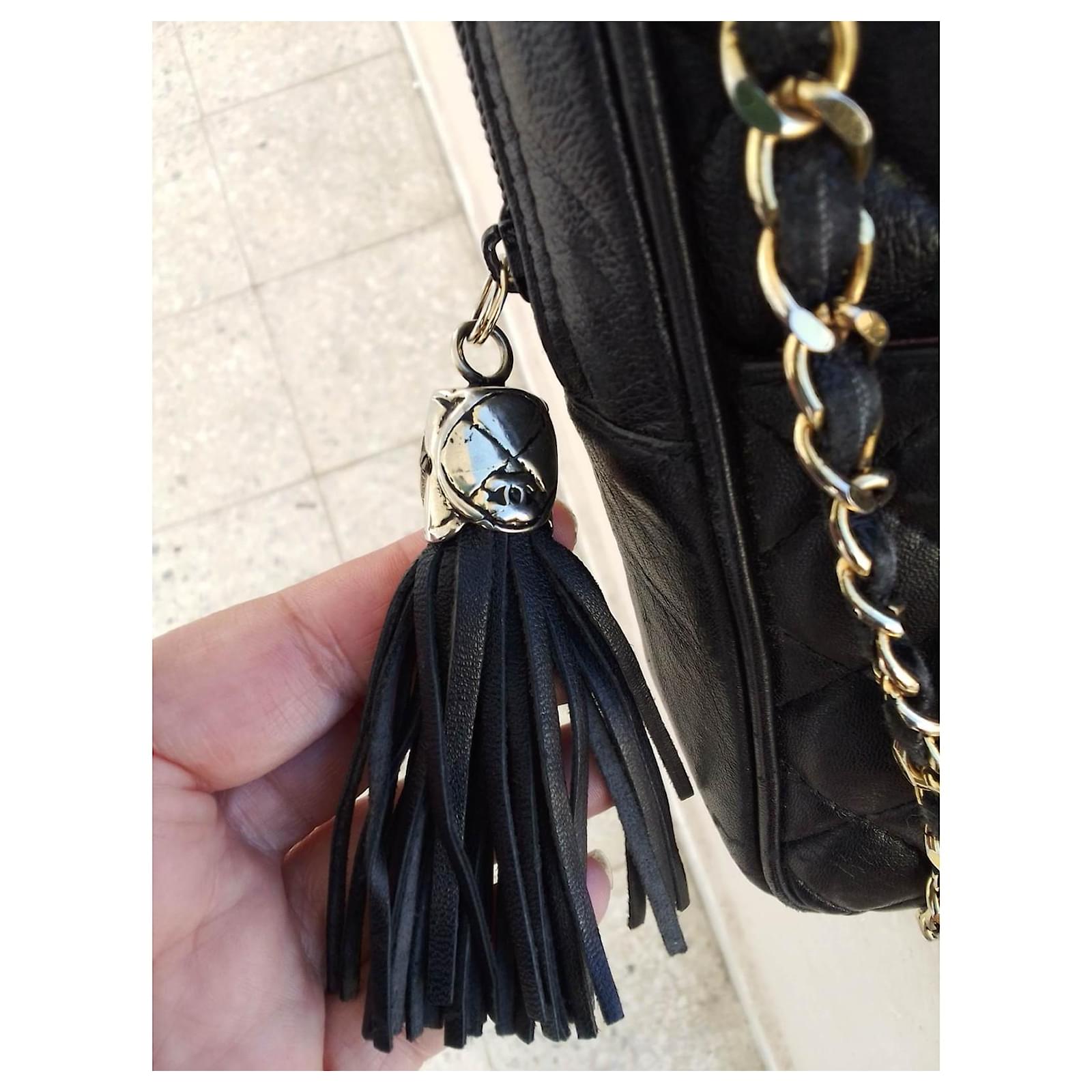 Chanel Camera Black Leather ref.745208 - Joli Closet