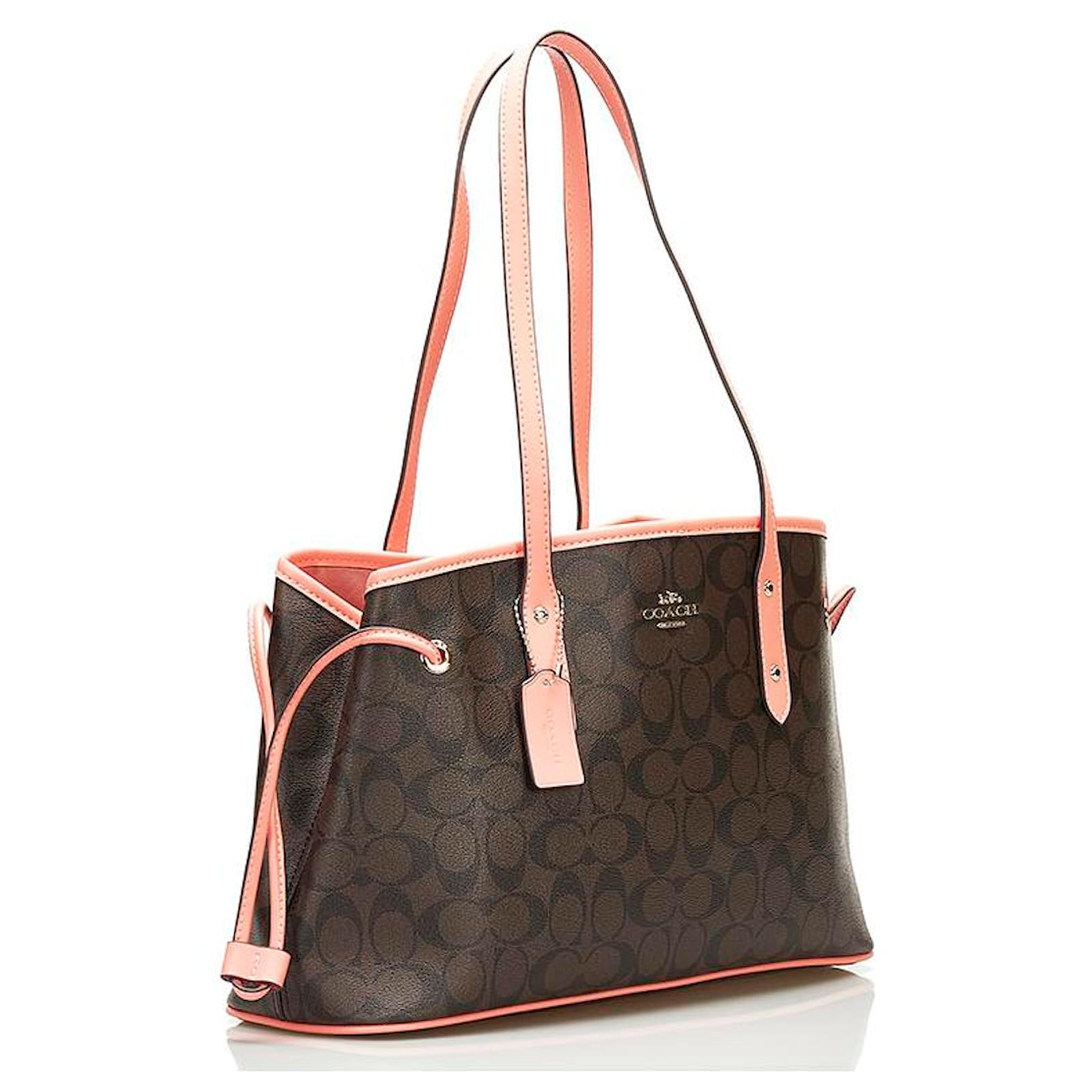 Coach Signature Tote Bag Brown ref.745311 Joli Closet
