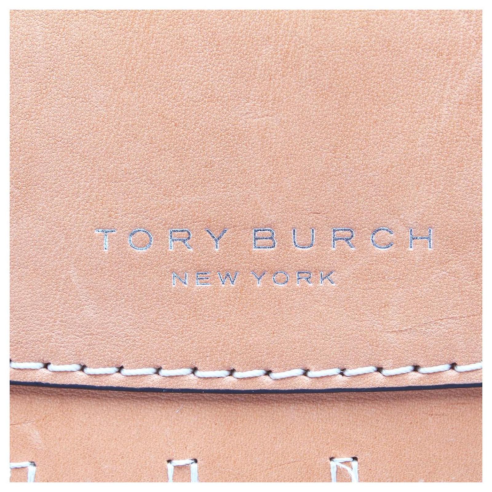 Tory Burch Canvas Crossbody Bag 10005617 Brown Cloth  - Joli  Closet