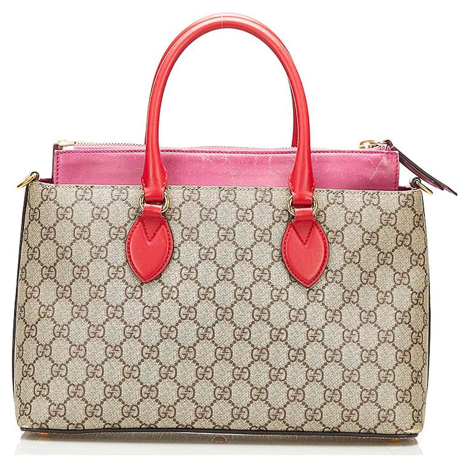 Gucci GG Supreme Monogram Canvas Linea A Handbag