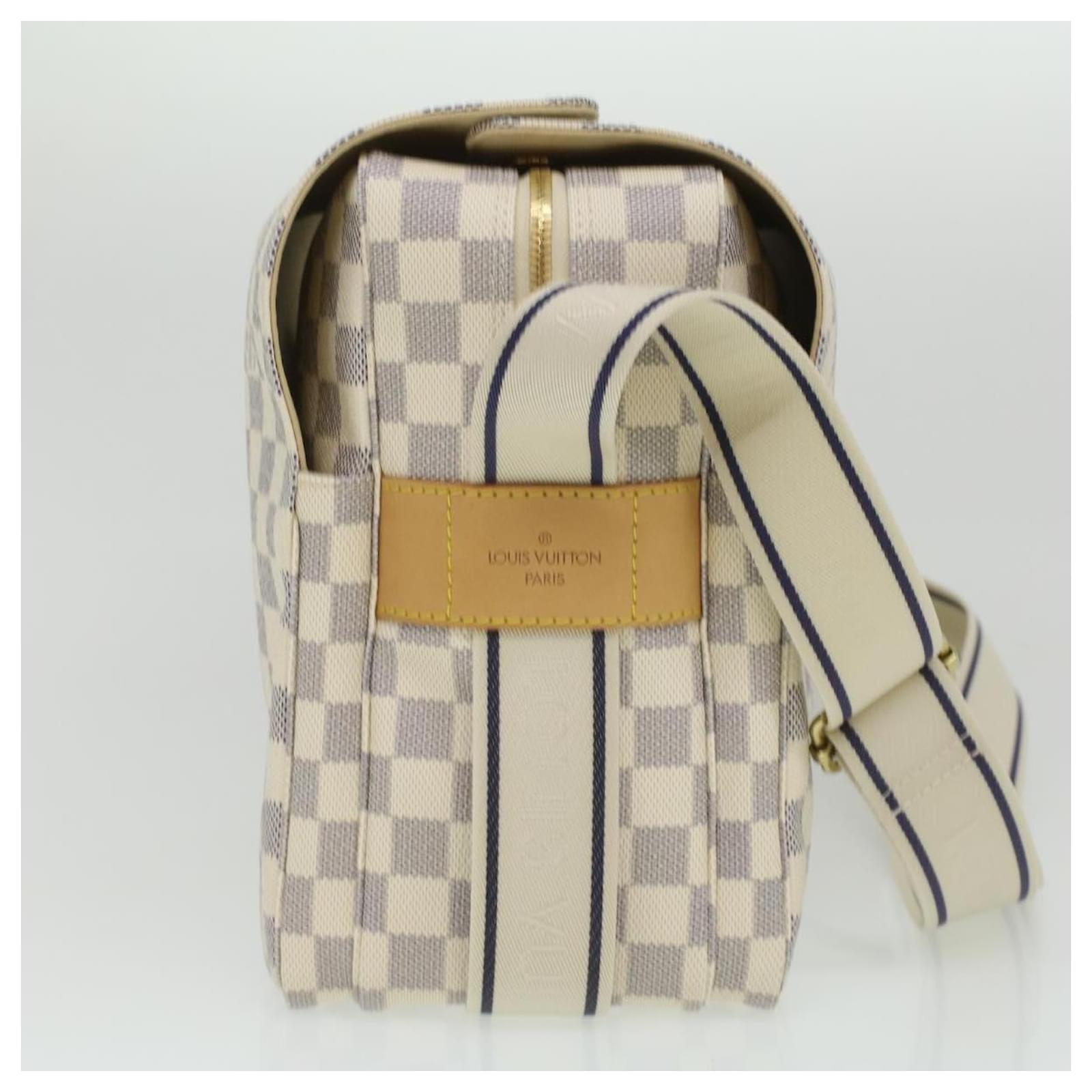 LOUIS VUITTON Damier Azur Naviglio Shoulder Bag N51189 LV Auth ar8516  ref.746164 - Joli Closet