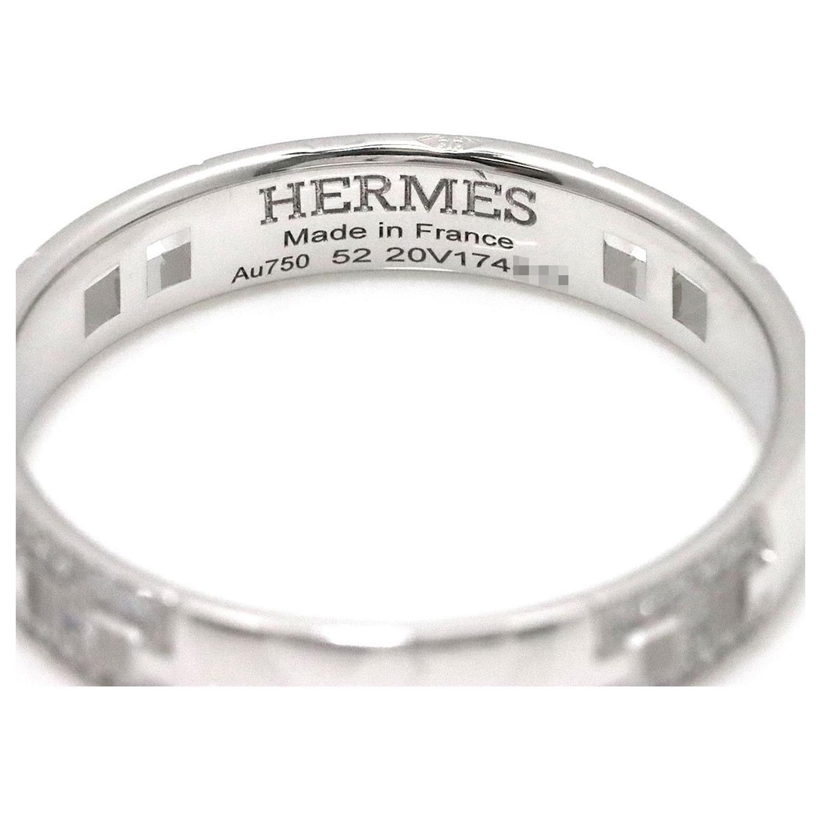 Hermès Ever Héraklès Silvery White gold ref.746726 - Joli Closet