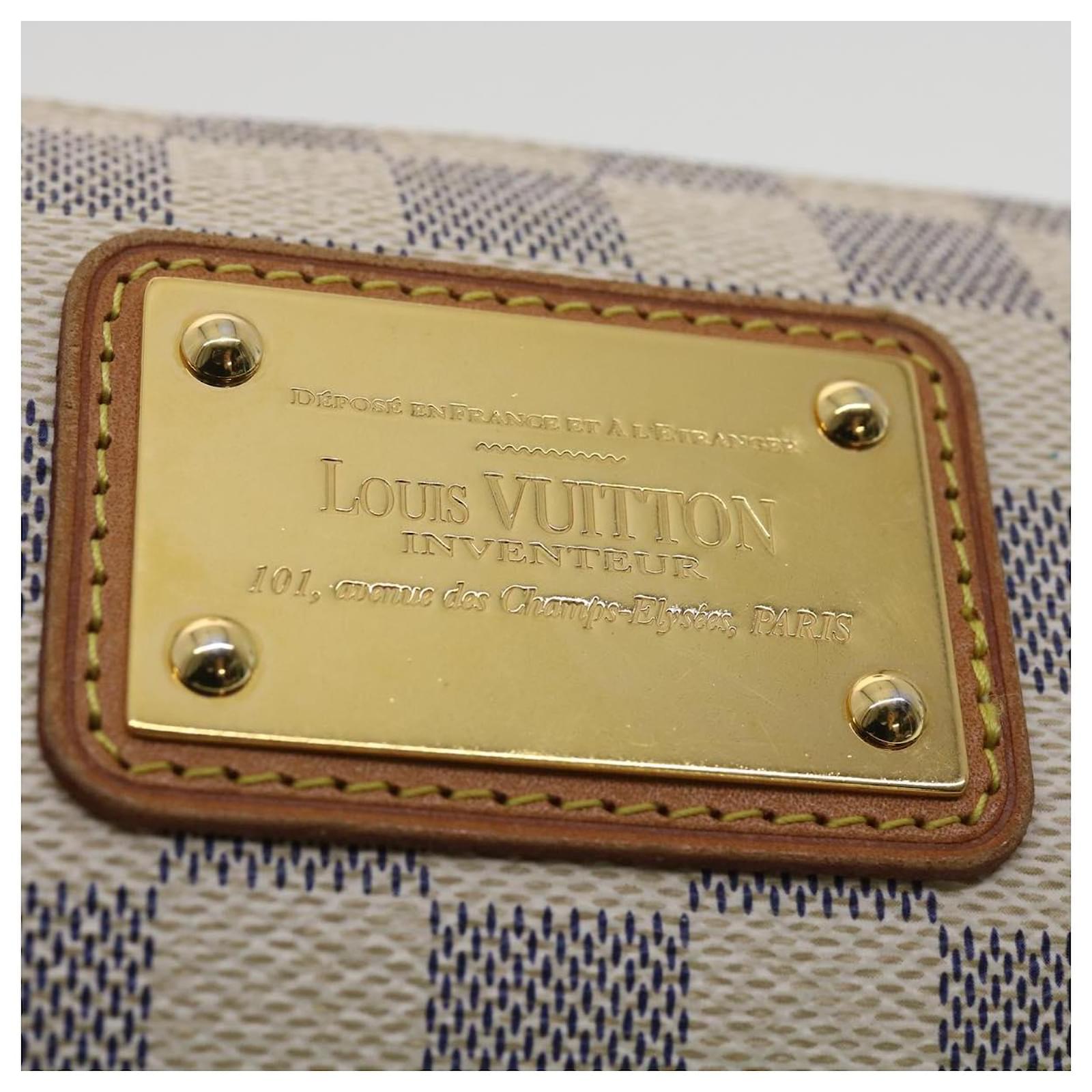 Louis Vuitton Damier Azur Eva Shoulder Bag N55214 LV Auth 33807