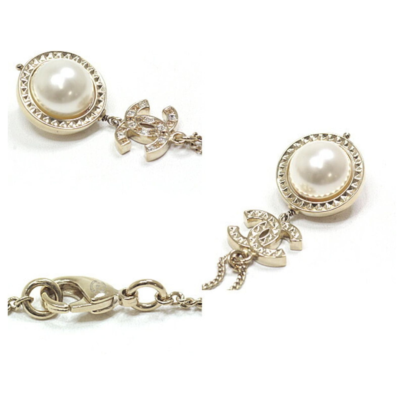 Broche Chanel Logo CC Or - Neuf Dans Sa Boîte - Cristaux