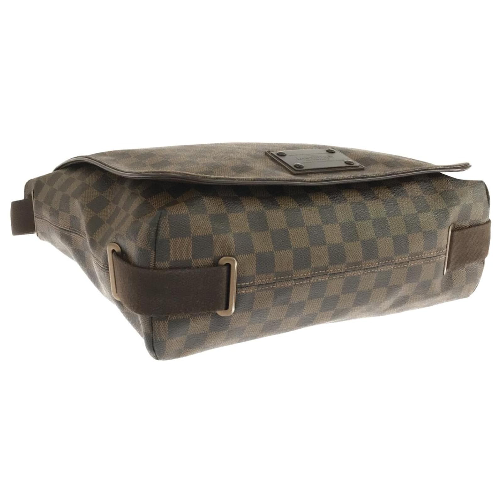 Louis Vuitton Brooklyn Braun Leinwand Ref 748342 Joli Closet