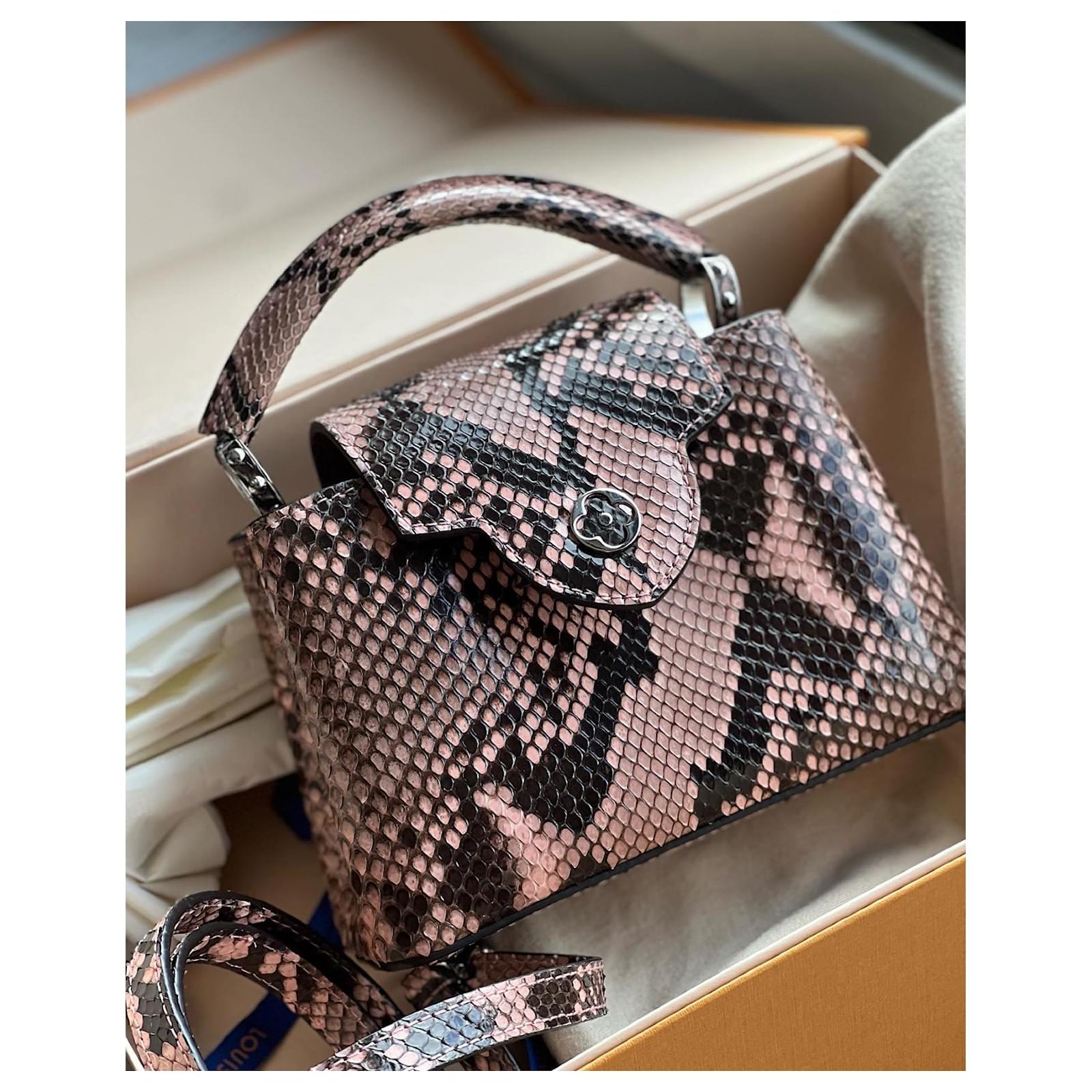 Louis Vuitton, Bags, Nib Authentic Louis Vuitton Capucines Mini In Light  Pink