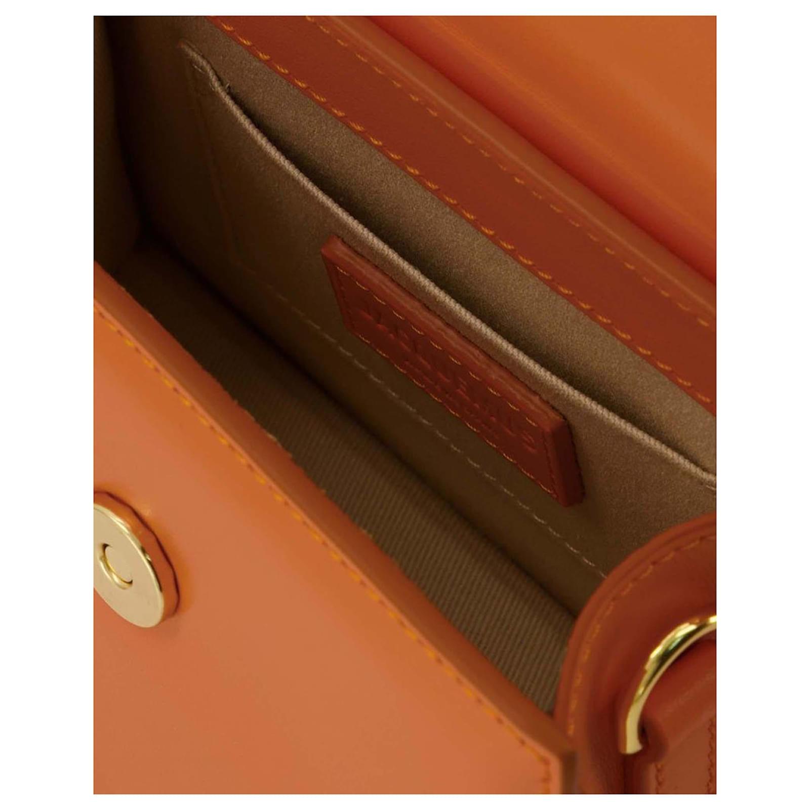 Le Chiquito Noeud Bag - Jacquemus - Orange - Leather ref.748930 - Joli  Closet