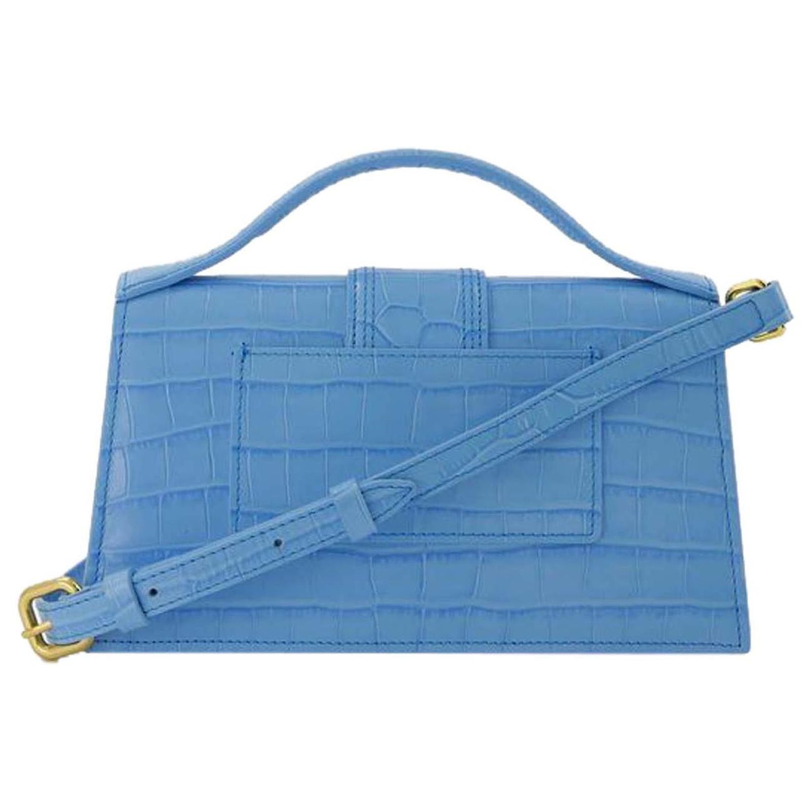 Sac Jacquemus Le Grand Bambino - Cuir Jaune Foncé - Bandoulière - Taille Moyenne - Neuf Avec étiquettes