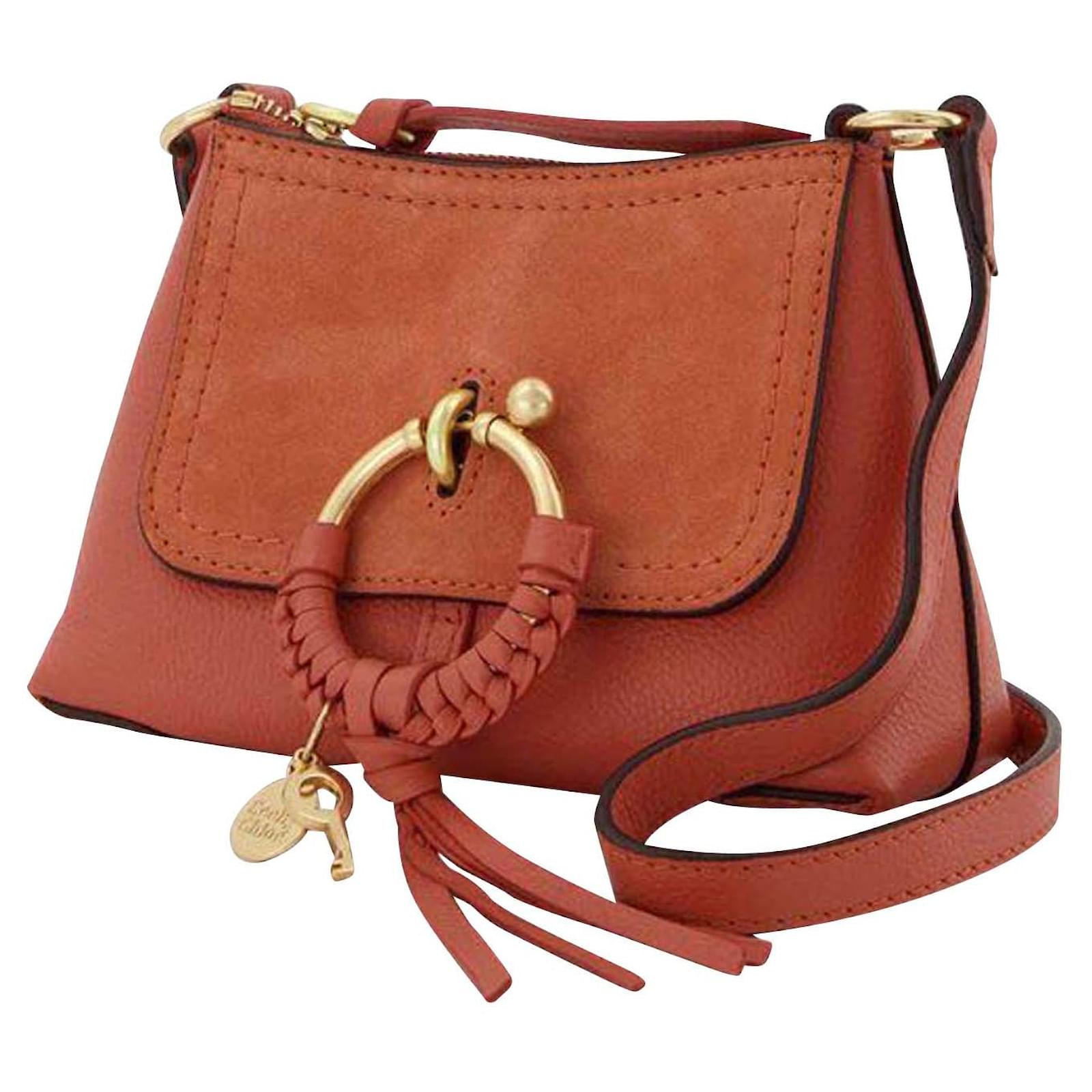 Joan Mini Hobo Bag - See By Chloe - Tan Apricot - Leather