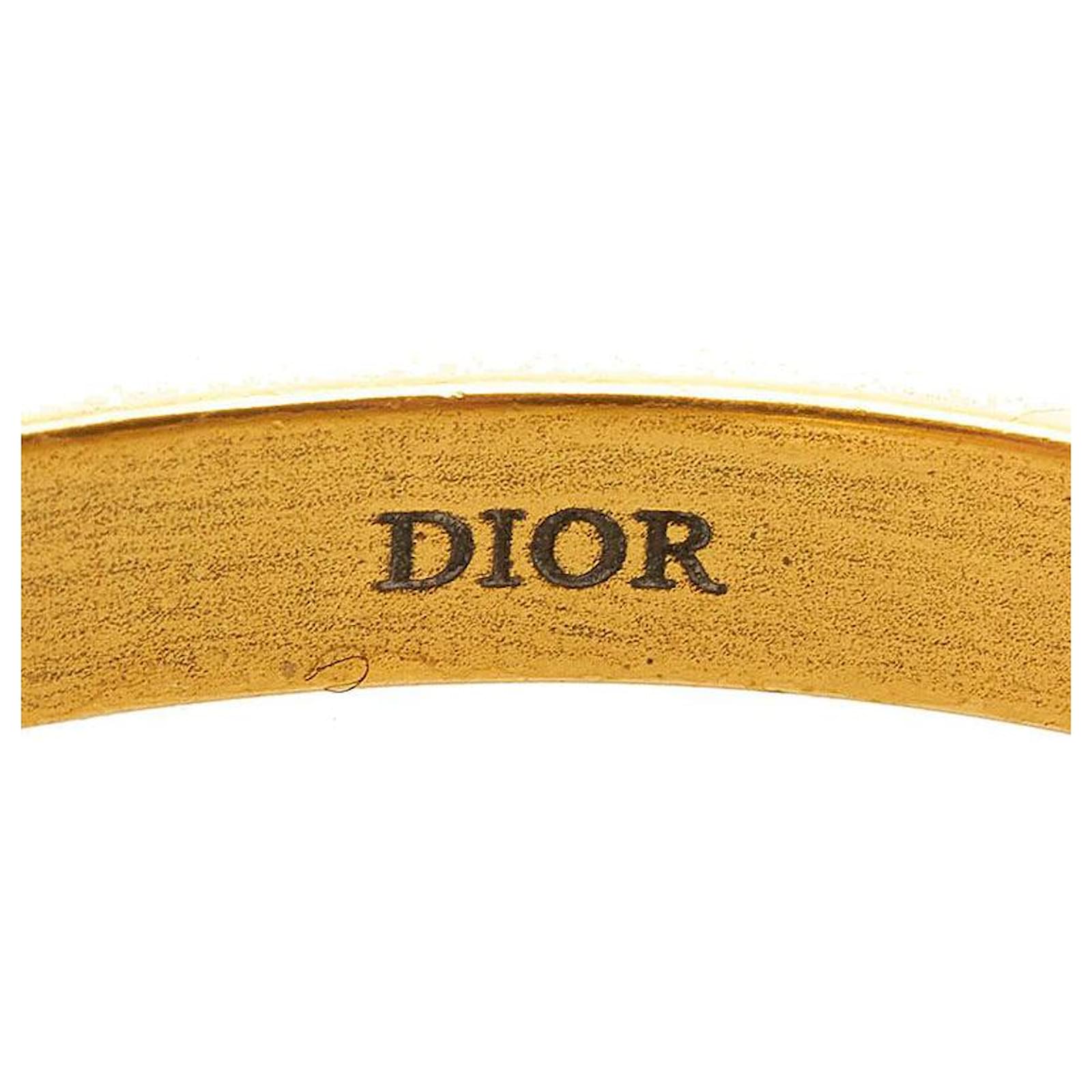 dior J'Adior Cuff Bracelet gold Golden Metal ref.749188