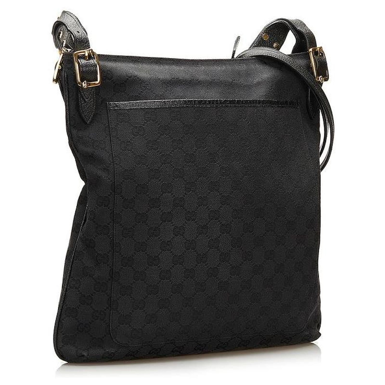 gucci GG Canvas Crossbody Bag black Cloth ref.749294 Joli Closet