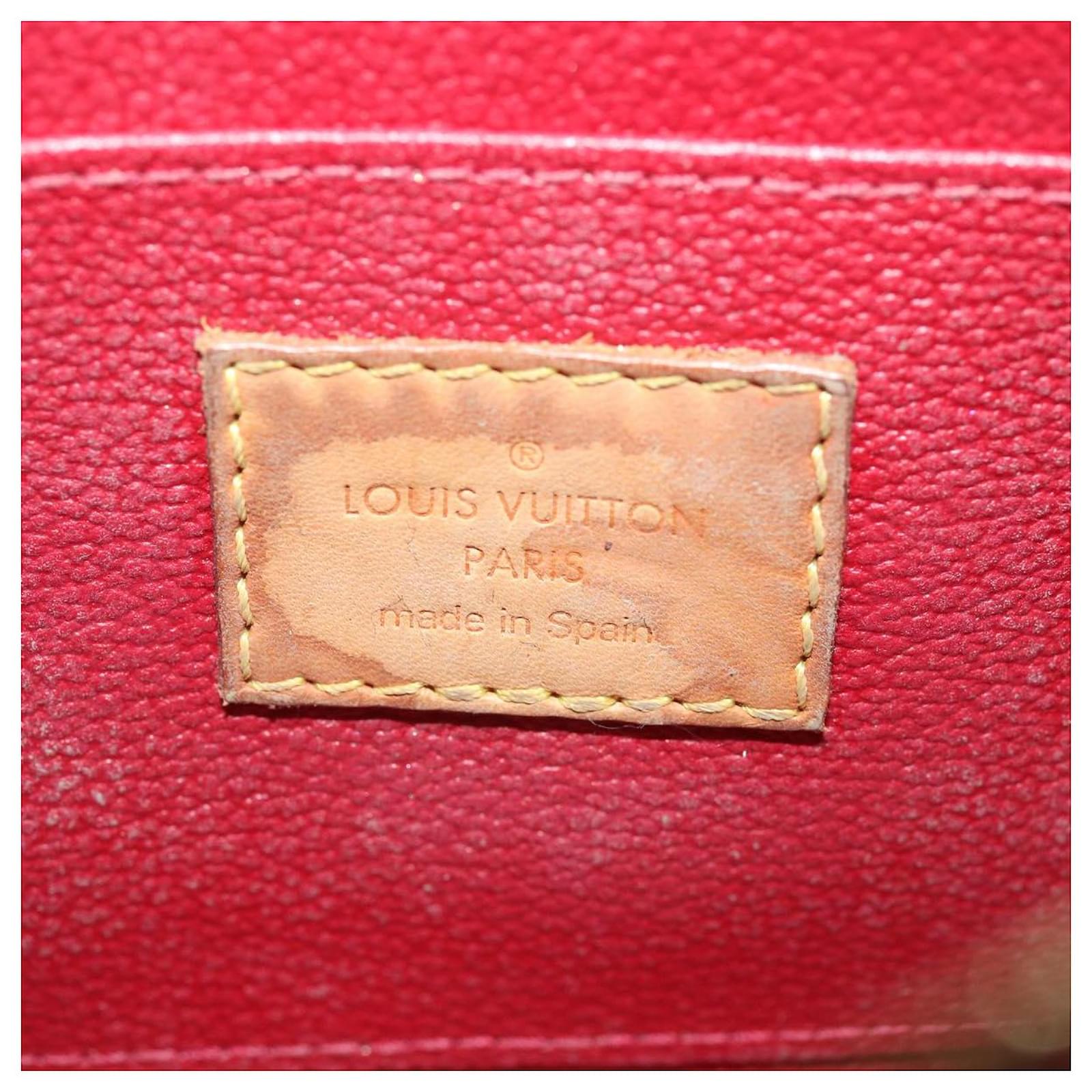 LOUIS VUITTON Vernis Trousse Cosmetic Pouch Rose Pop 136158